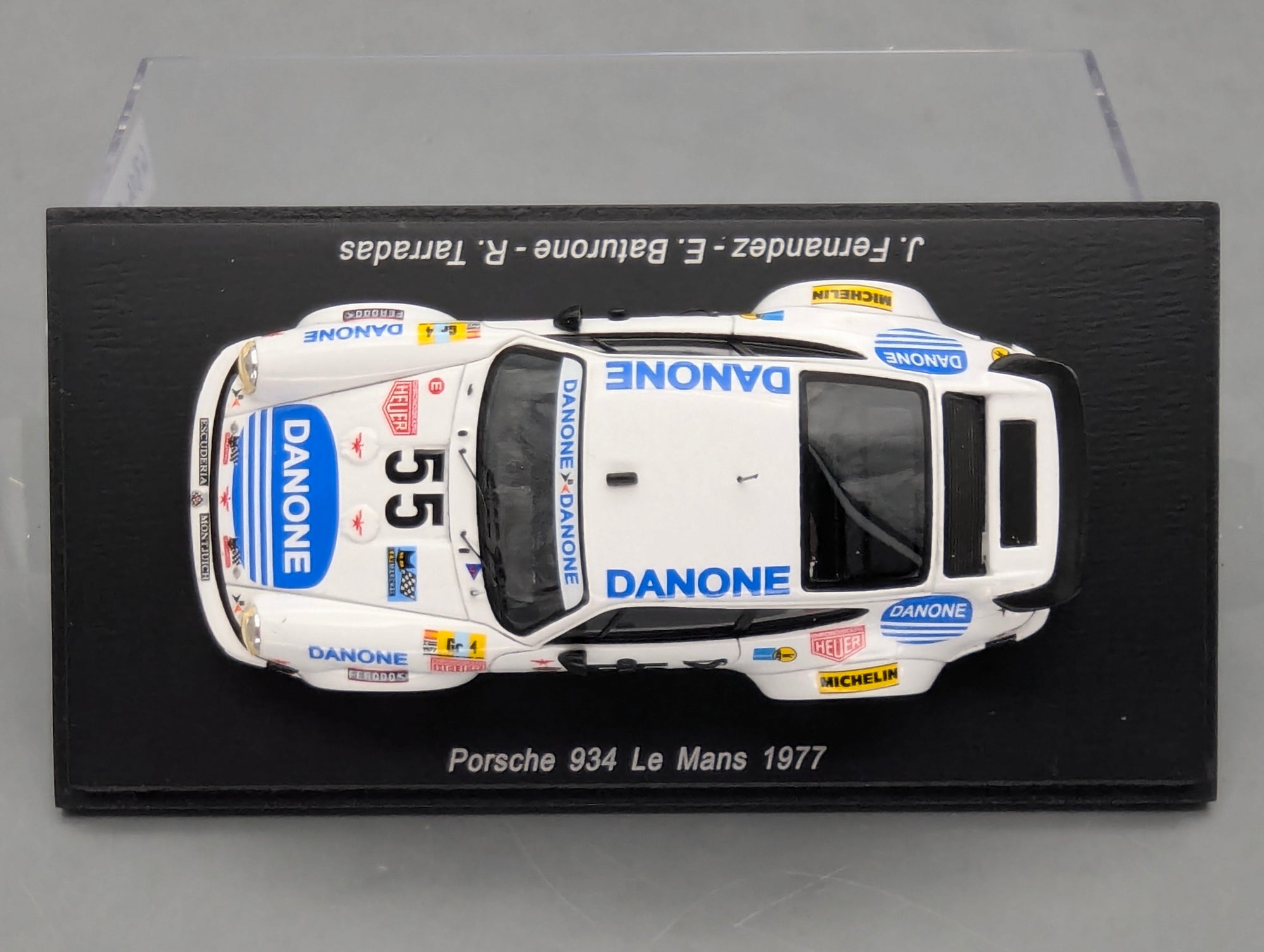 Modellautos 1:43 Spark S5090 Porsche 934 24h Le Mans 1977 #55 mit OVP