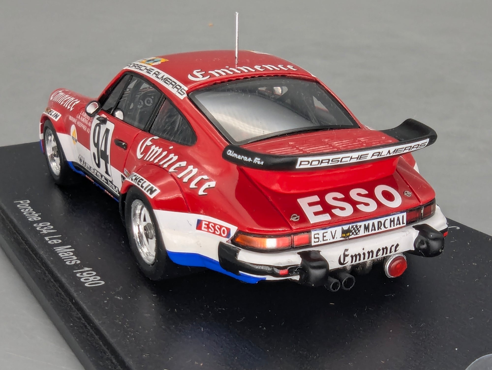 Modellautos 1:43 Spark S5094 Porsche 934 24h Le Mans 1980 #94 mit OVP