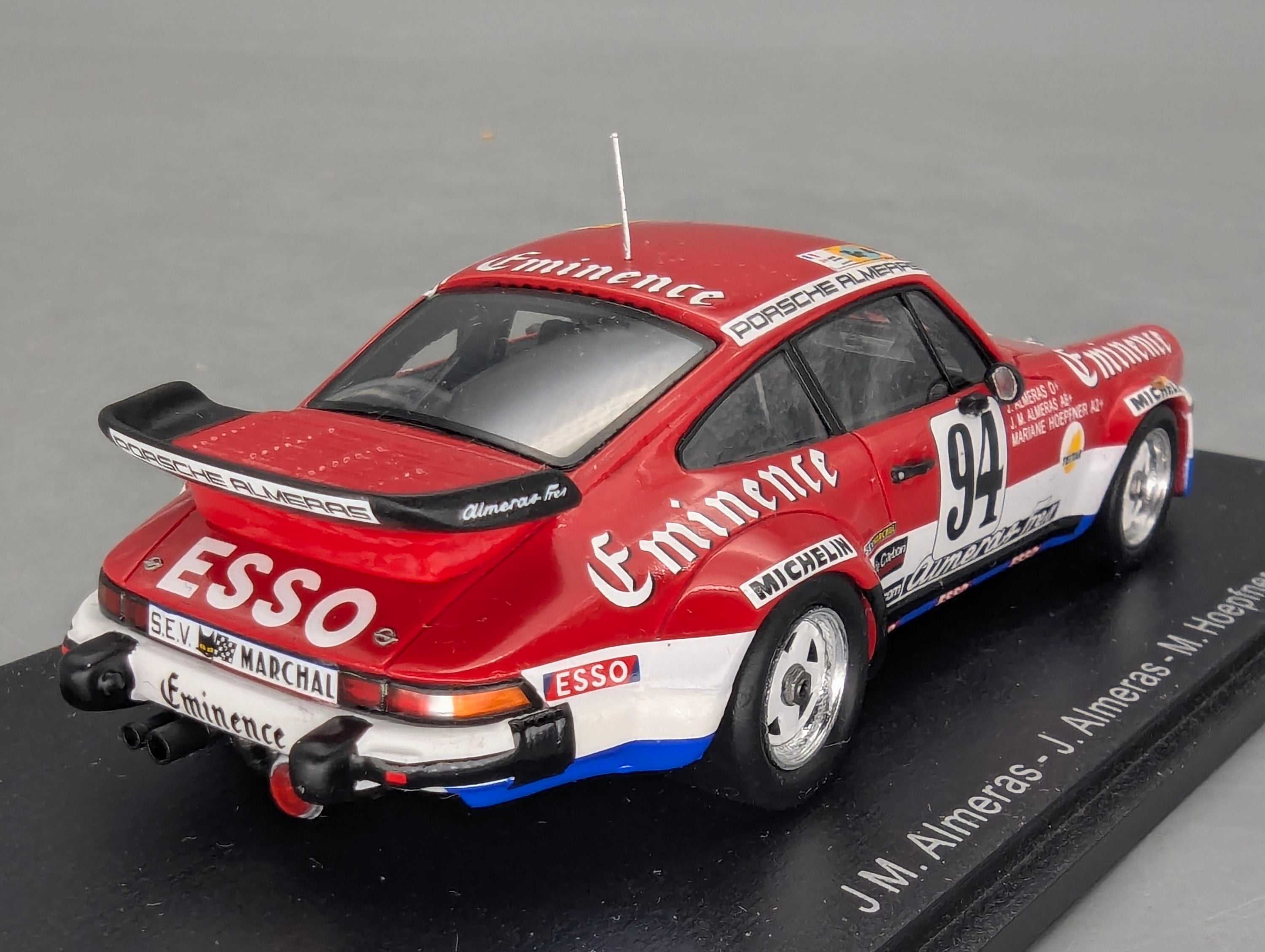 Modellautos 1:43 Spark S5094 Porsche 934 24h Le Mans 1980 #94 mit OVP