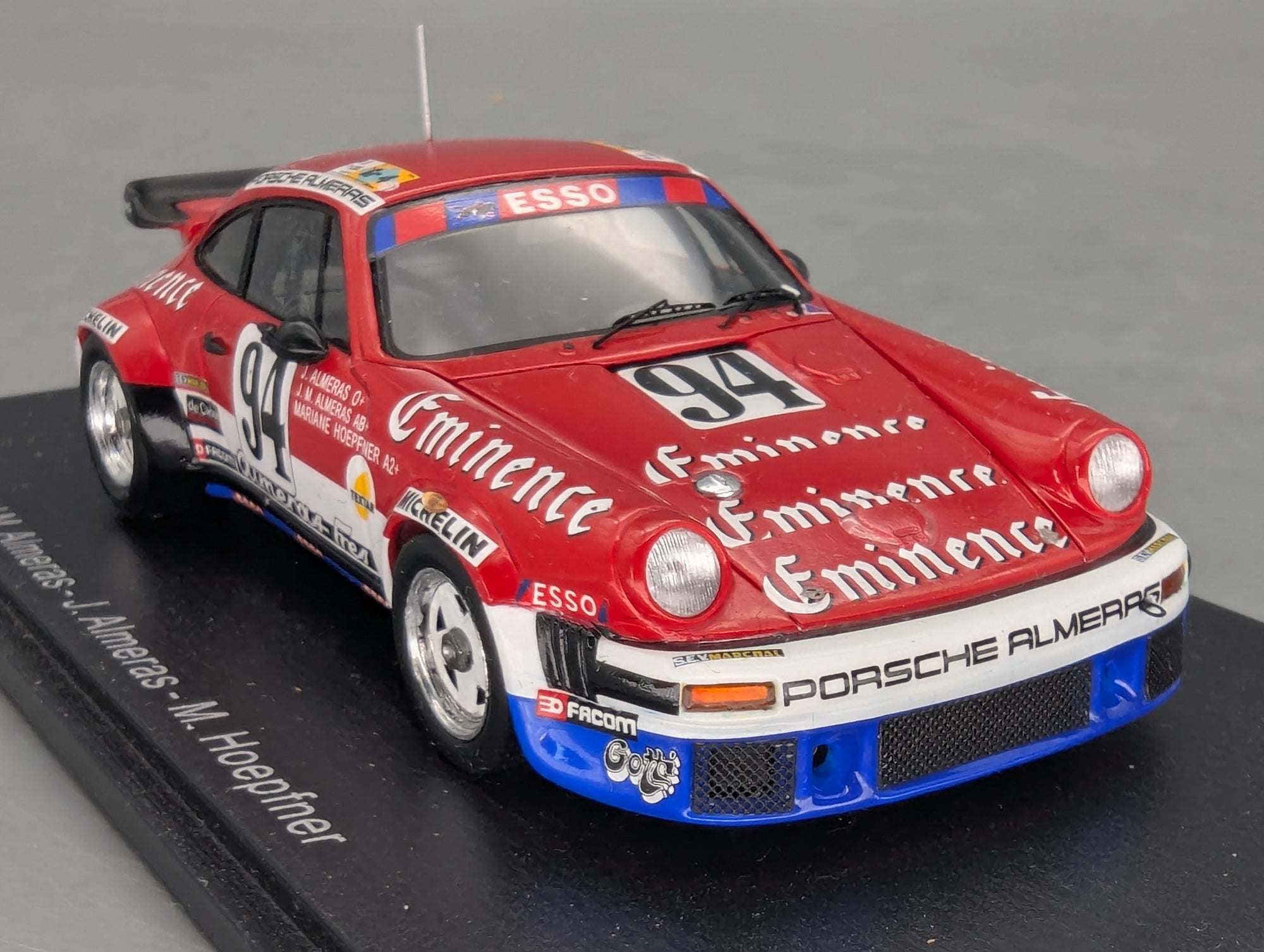 Modellautos 1:43 Spark S5094 Porsche 934 24h Le Mans 1980 #94 mit OVP