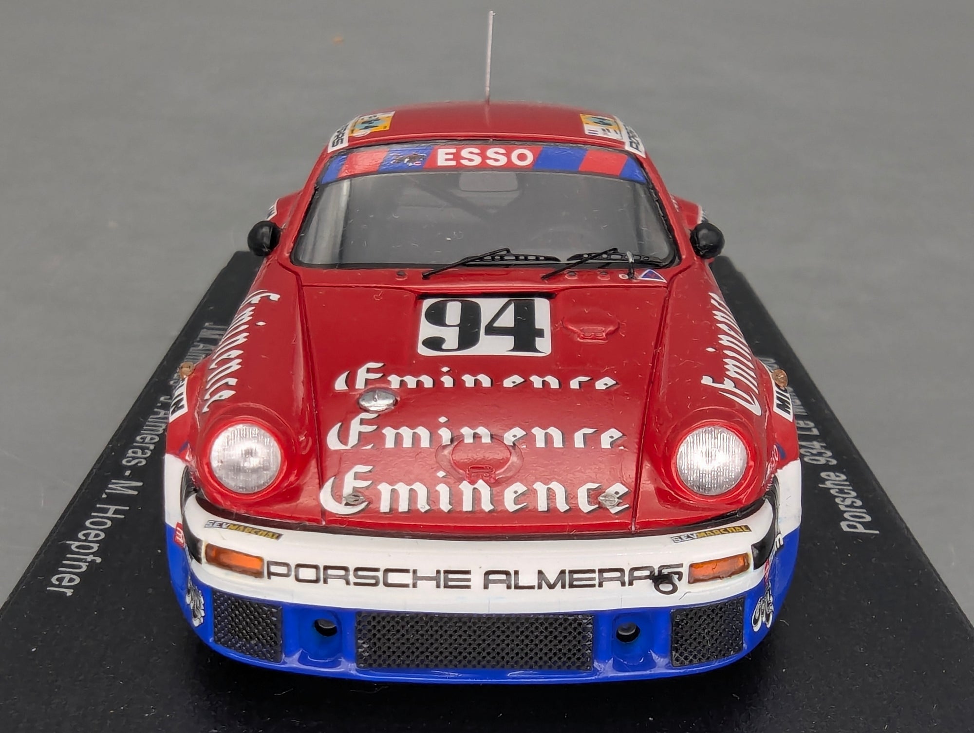 Modellautos 1:43 Spark S5094 Porsche 934 24h Le Mans 1980 #94 mit OVP
