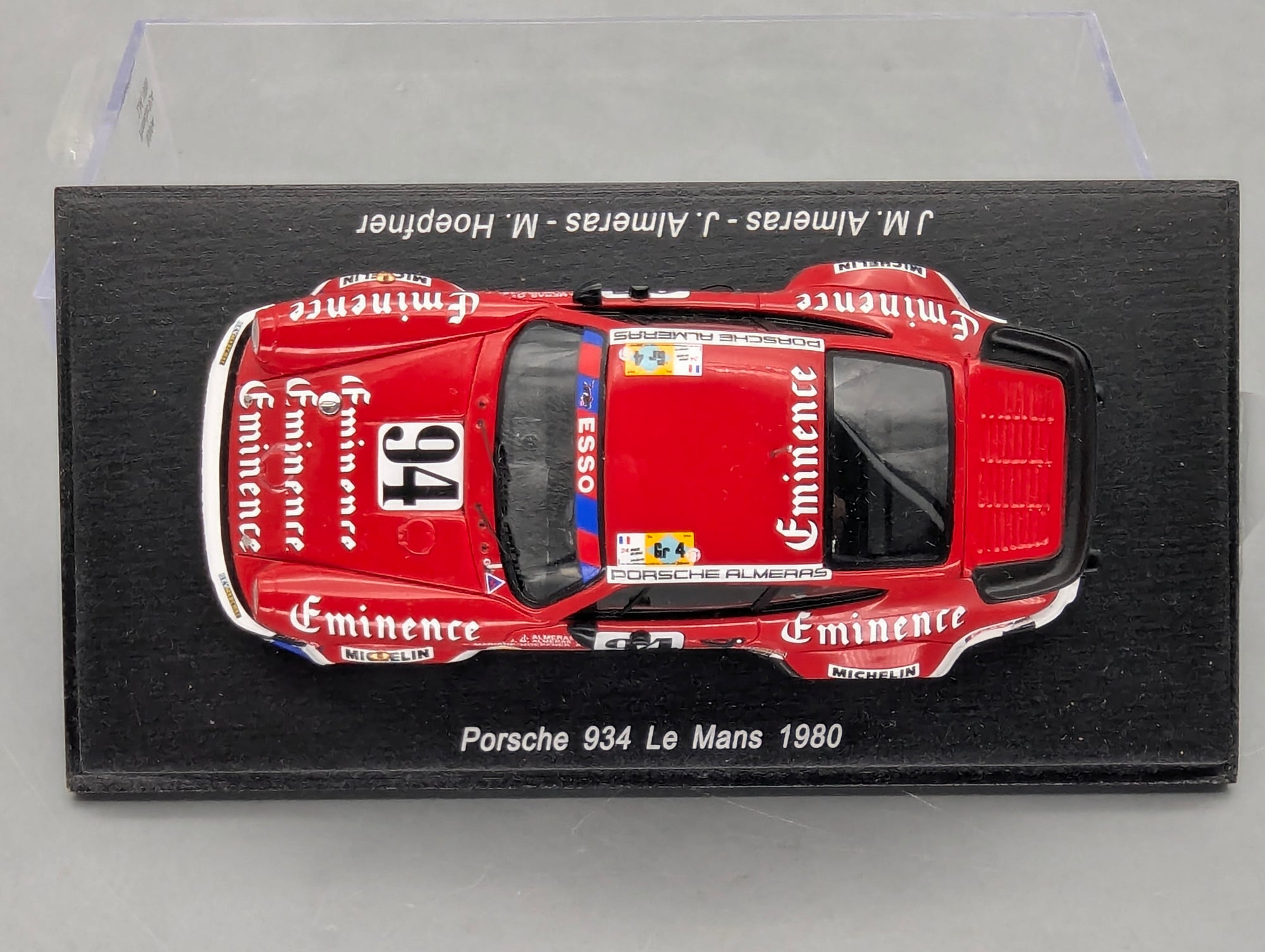 Modellautos 1:43 Spark S5094 Porsche 934 24h Le Mans 1980 #94 mit OVP
