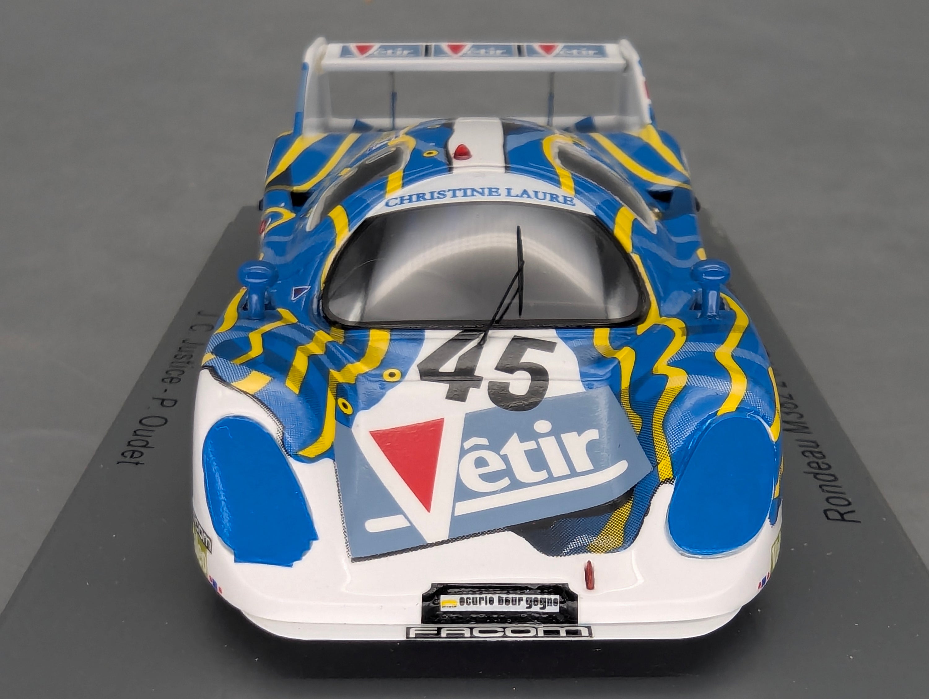 Modellautos 1:43 Spark S8450 Rondeau M382 24h Le Mans 1986 #45 mit OVP