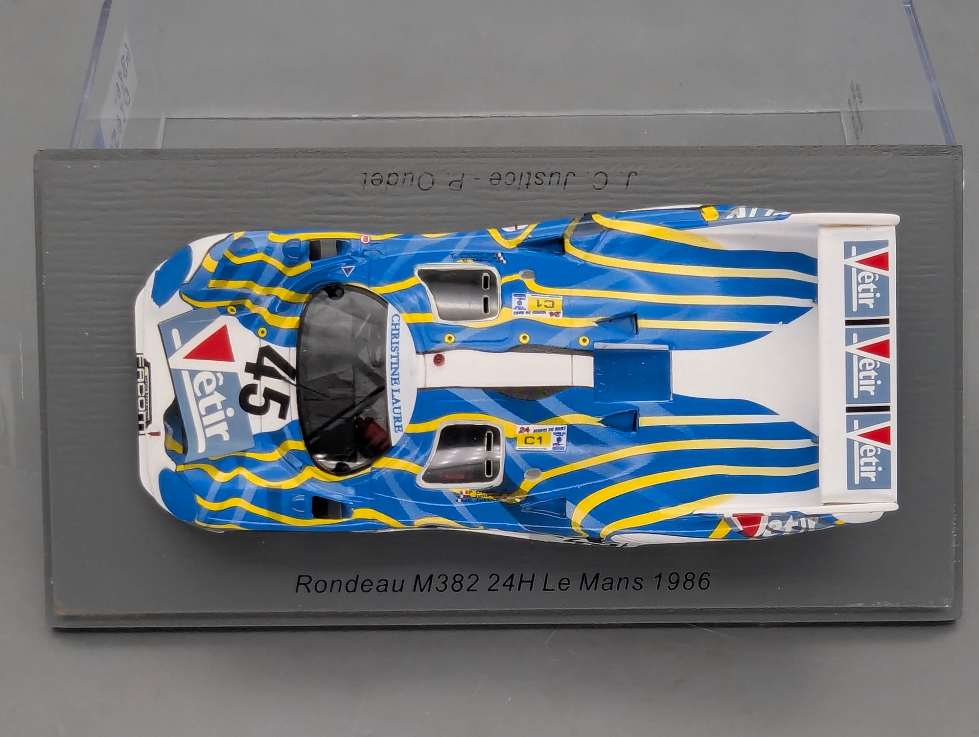 Modellautos 1:43 Spark S8450 Rondeau M382 24h Le Mans 1986 #45 mit OVP