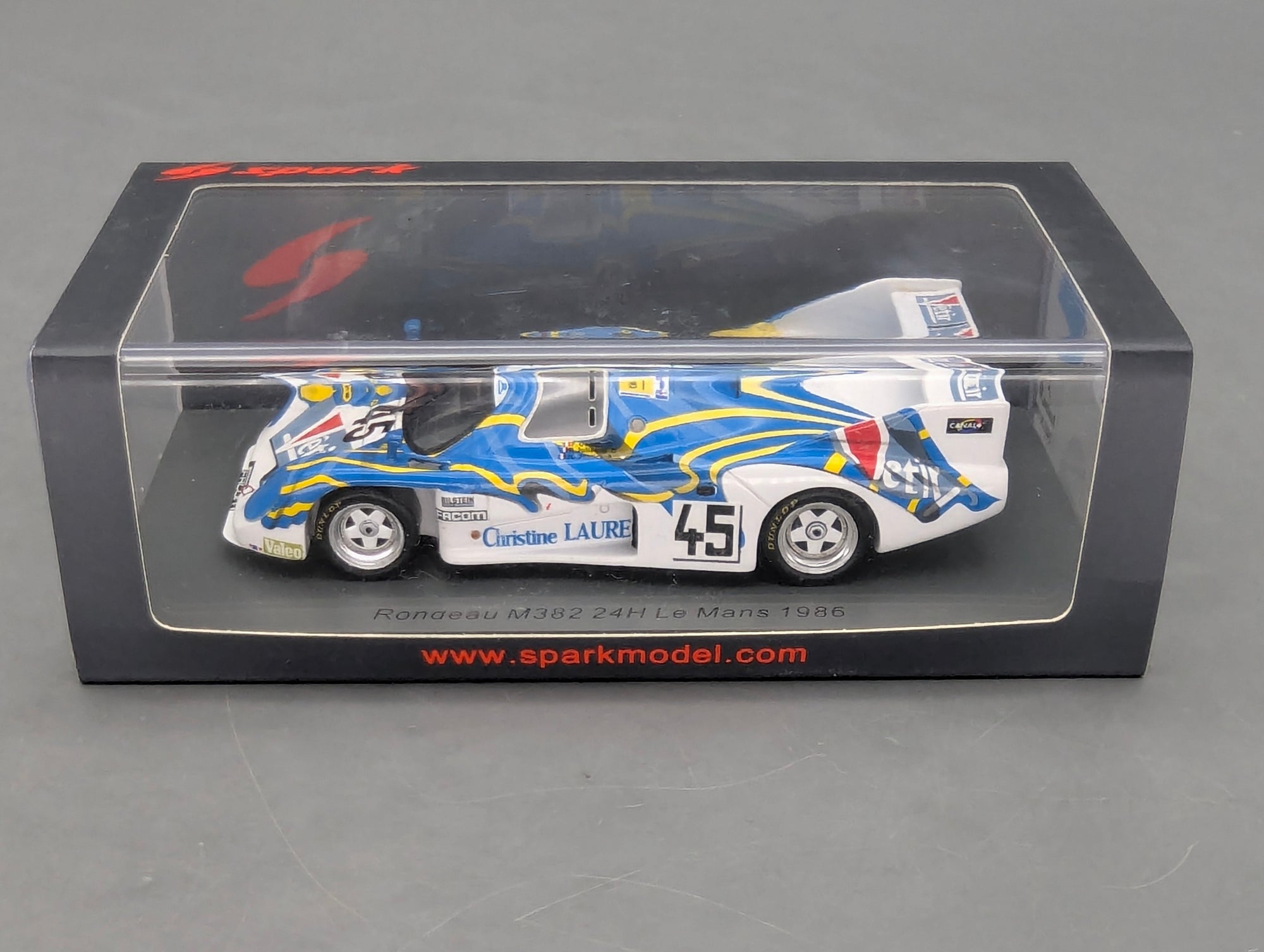 Modellautos 1:43 Spark S8450 Rondeau M382 24h Le Mans 1986 #45 mit OVP