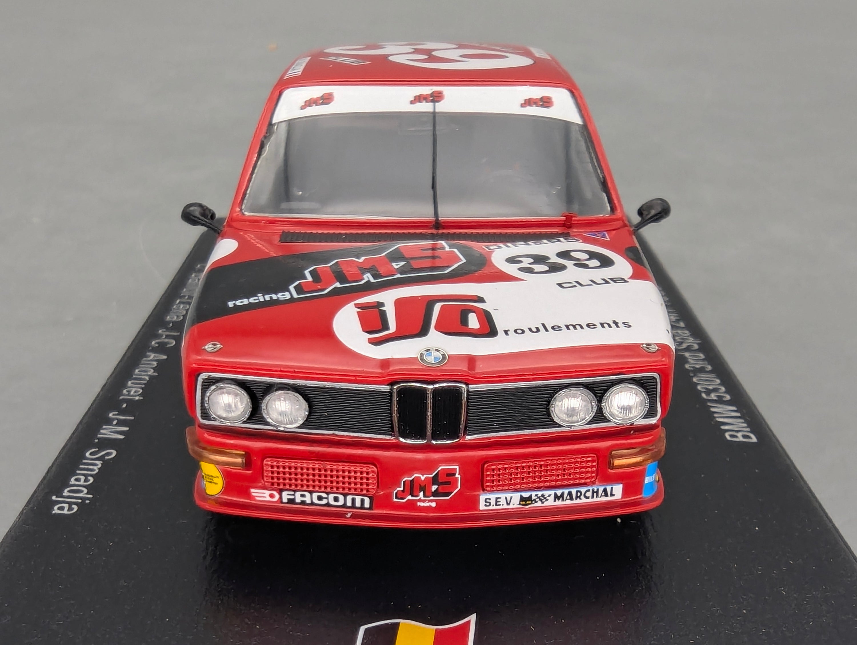 Modellautos 1:43 Spark SB330 BMW 530i Dritter 24h Spa 1980 #39 mit OVP