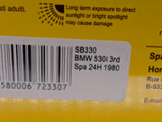 Modellautos 1:43 Spark SB330 BMW 530i Dritter 24h Spa 1980 #39 mit OVP