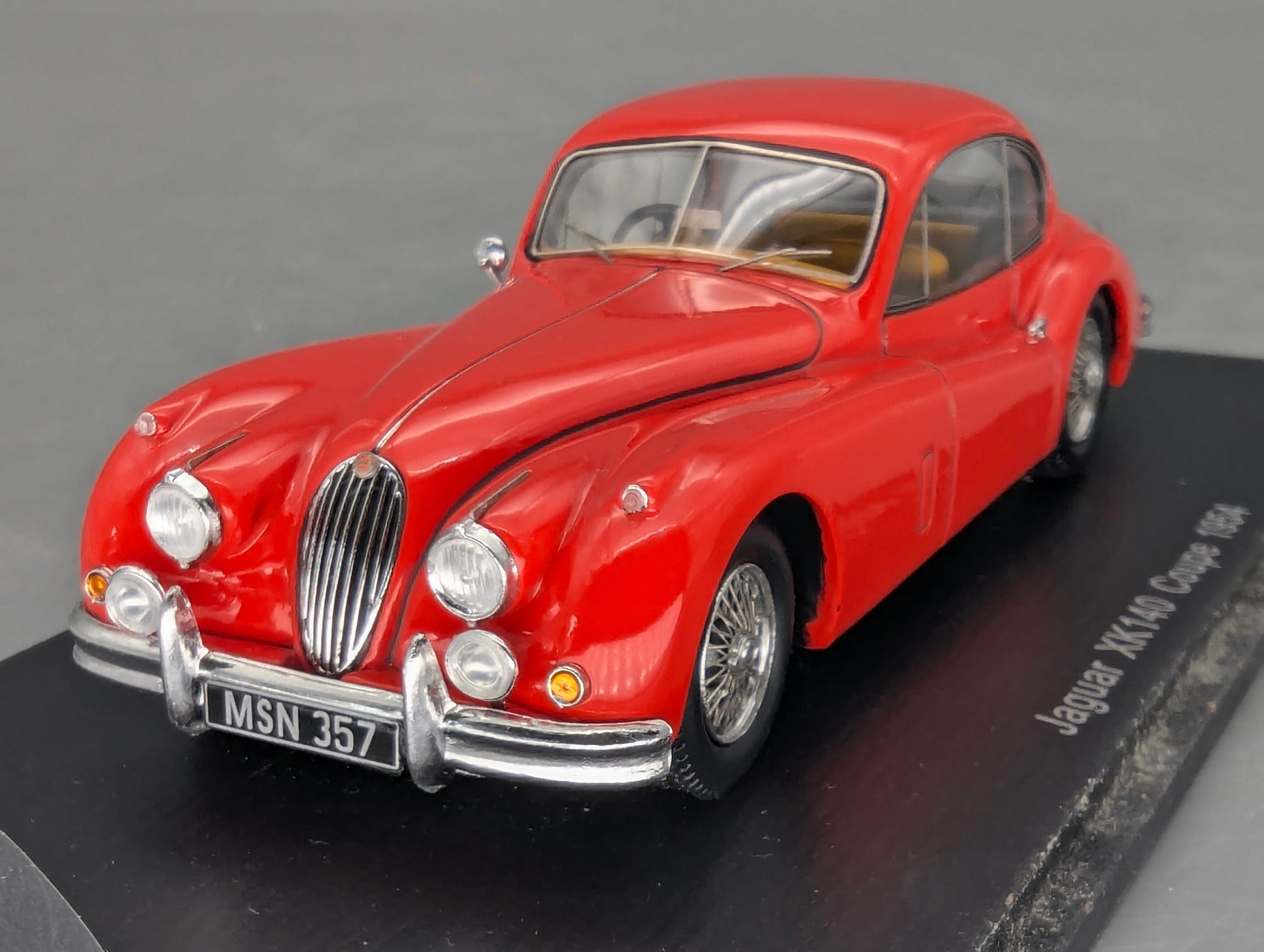 Modellautos 1:43 Spark S2113 Jaguar XK140 Coupe 1954 Rot mit OVP