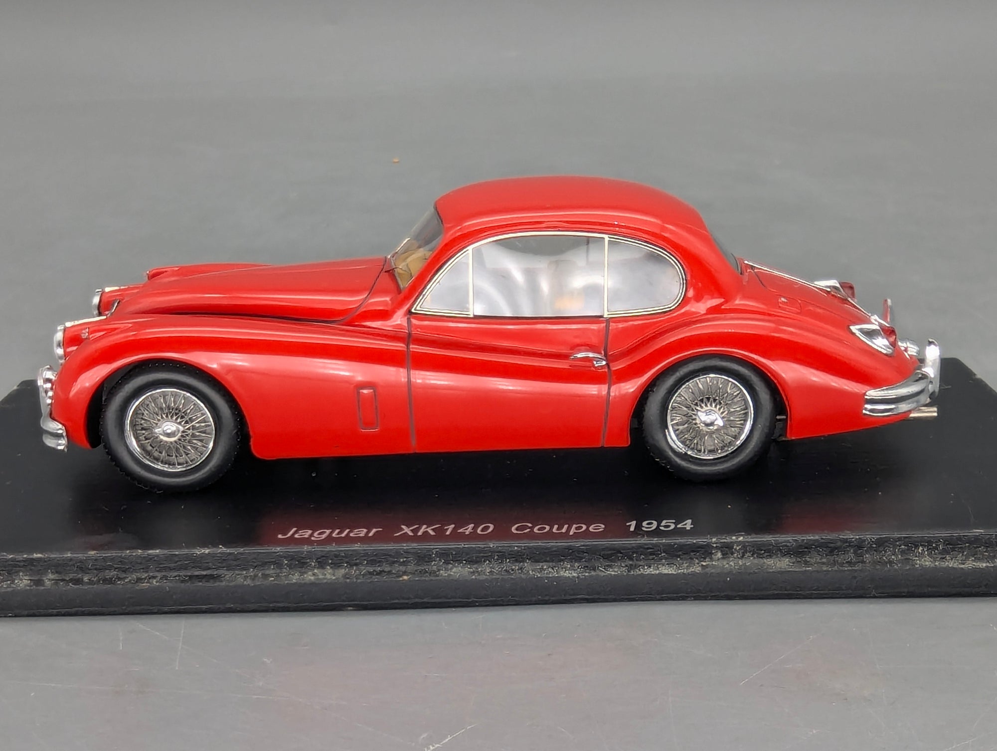 Modellautos 1:43 Spark S2113 Jaguar XK140 Coupe 1954 Rot mit OVP