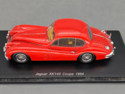 Modellautos 1:43 Spark S2113 Jaguar XK140 Coupe 1954 Rot mit OVP