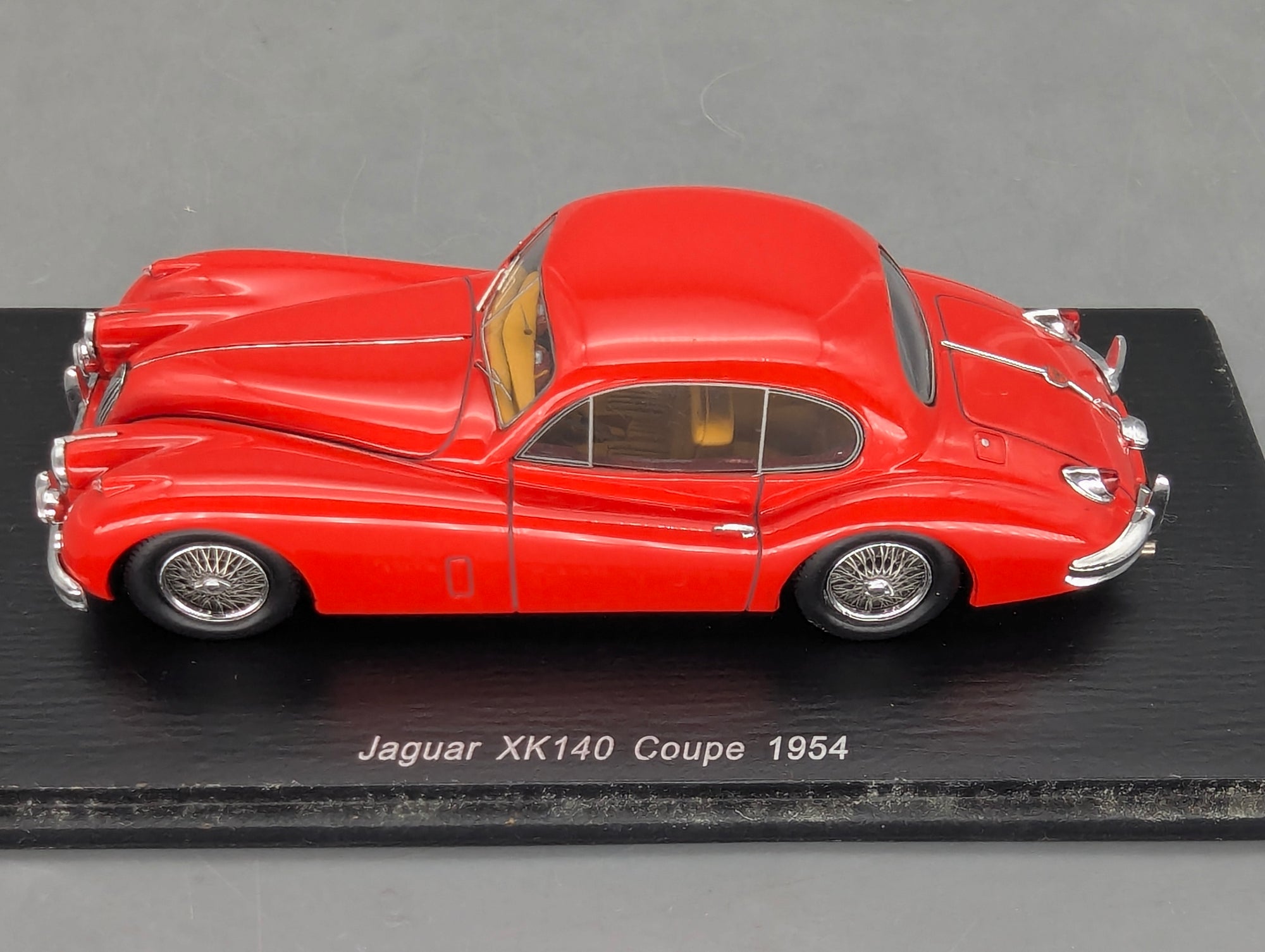 Modellautos 1:43 Spark S2113 Jaguar XK140 Coupe 1954 Rot mit OVP
