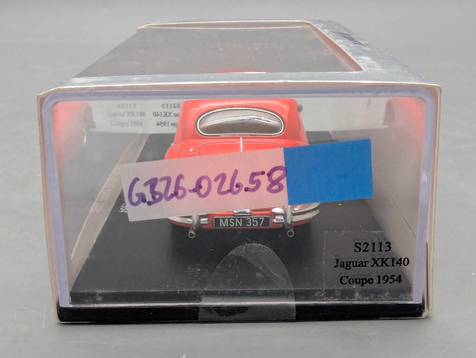 Modellautos 1:43 Spark S2113 Jaguar XK140 Coupe 1954 Rot mit OVP