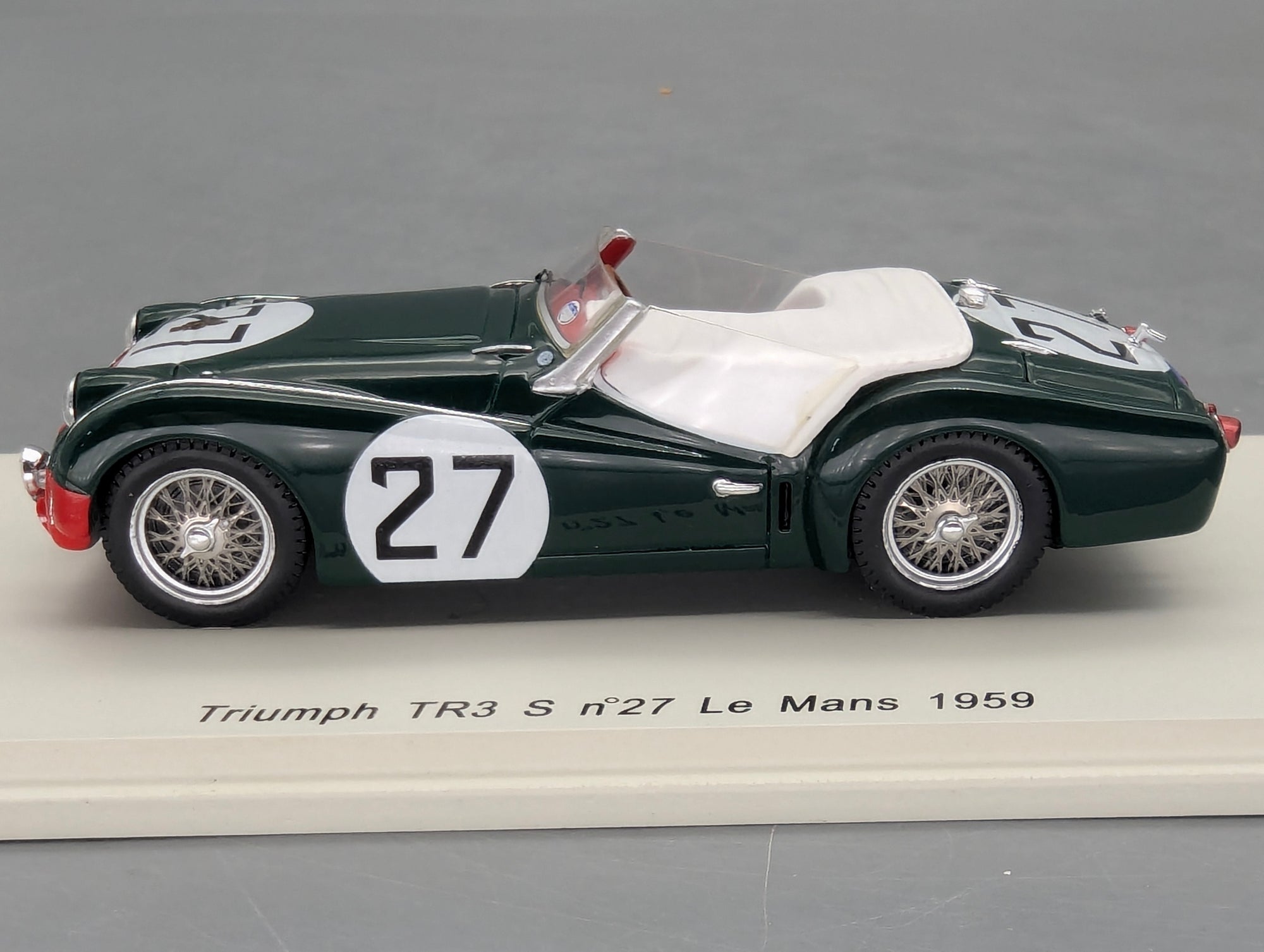 Modellautos 1:43 Spark S1397 Triumph TR3 S 24h Le Mans 1959 #27 mit OVP