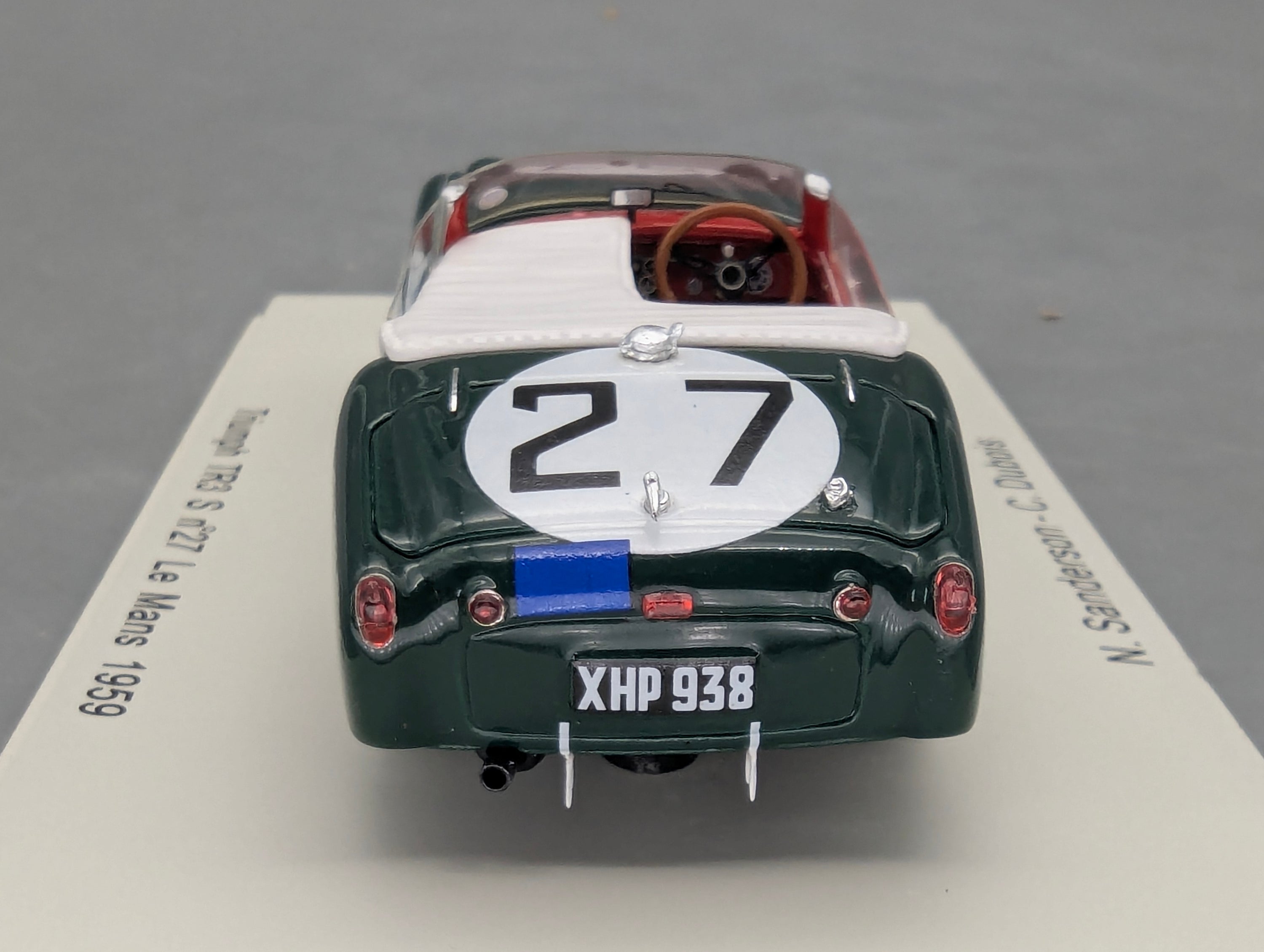 Modellautos 1:43 Spark S1397 Triumph TR3 S 24h Le Mans 1959 #27 mit OVP