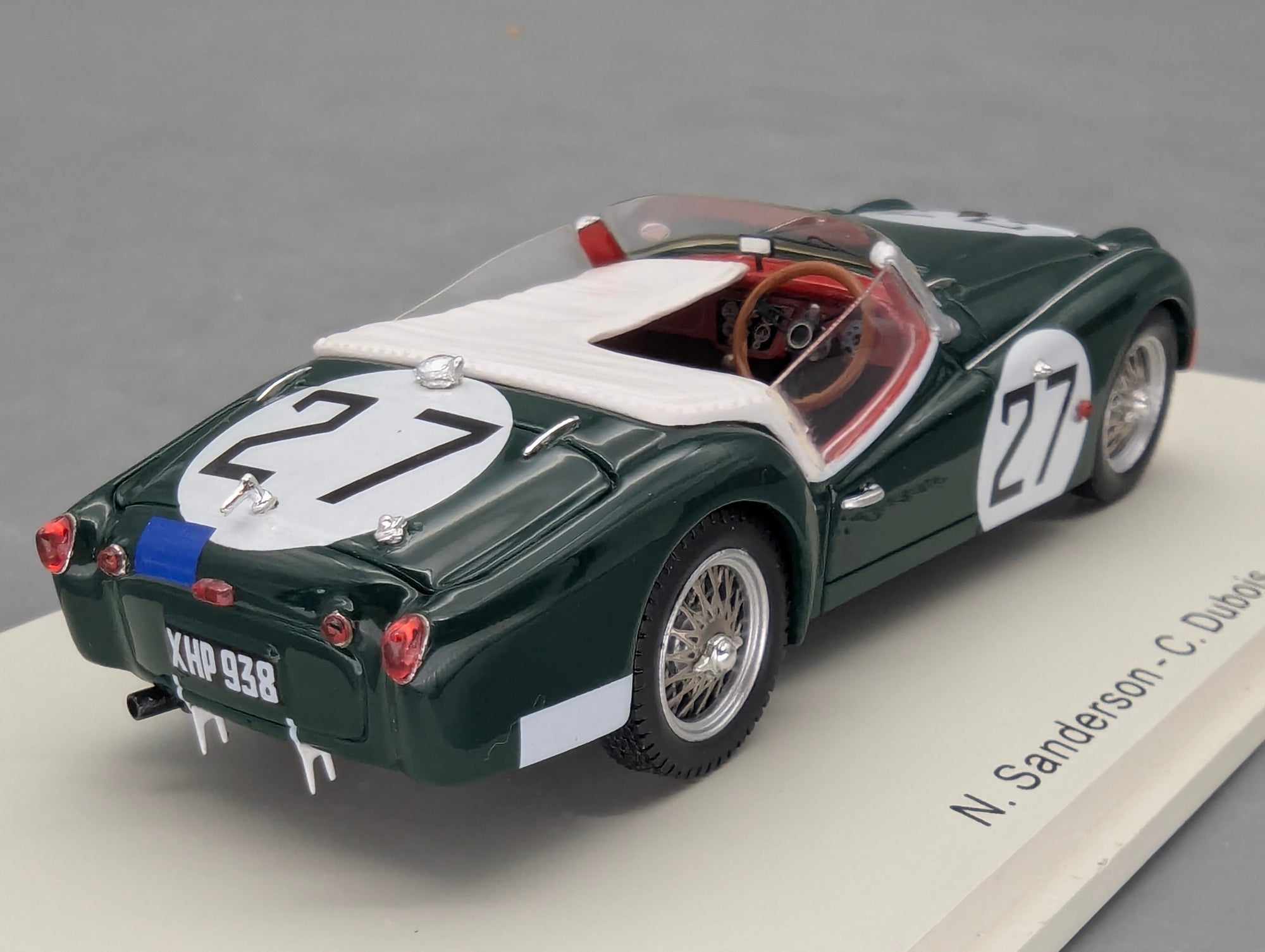 Modellautos 1:43 Spark S1397 Triumph TR3 S 24h Le Mans 1959 #27 mit OVP