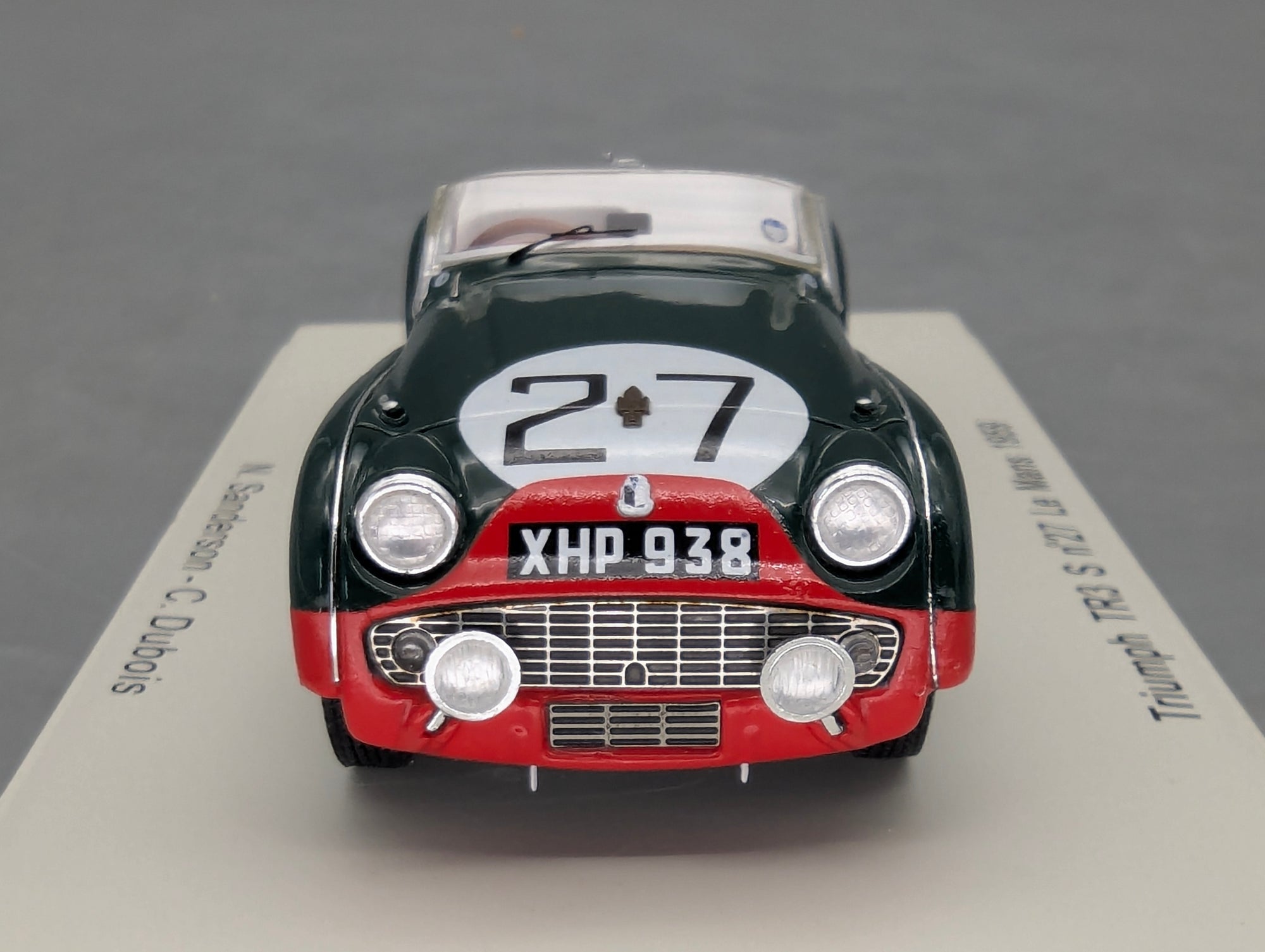 Modellautos 1:43 Spark S1397 Triumph TR3 S 24h Le Mans 1959 #27 mit OVP