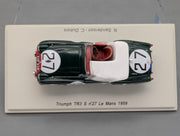 Modellautos 1:43 Spark S1397 Triumph TR3 S 24h Le Mans 1959 #27 mit OVP