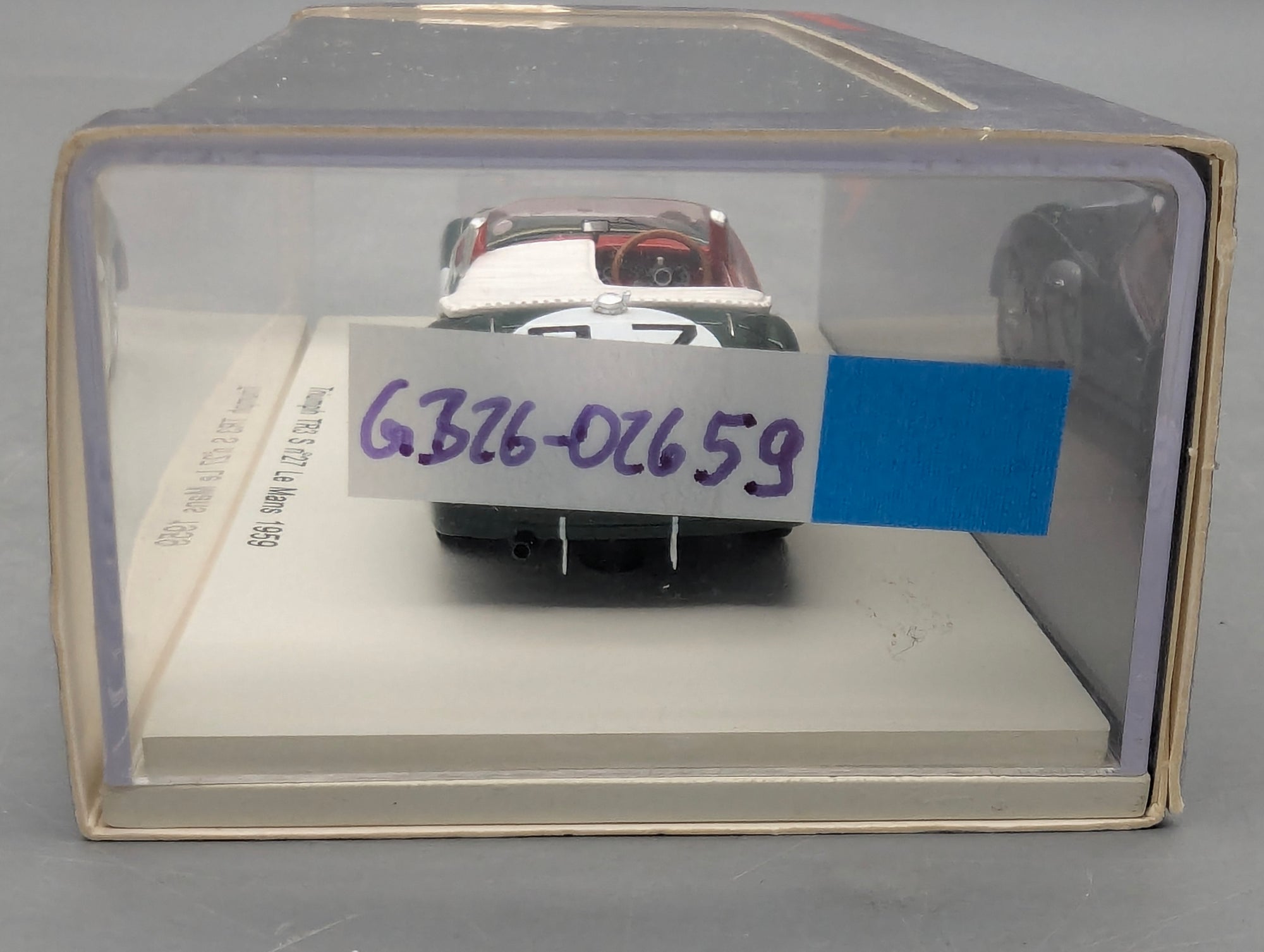 Modellautos 1:43 Spark S1397 Triumph TR3 S 24h Le Mans 1959 #27 mit OVP