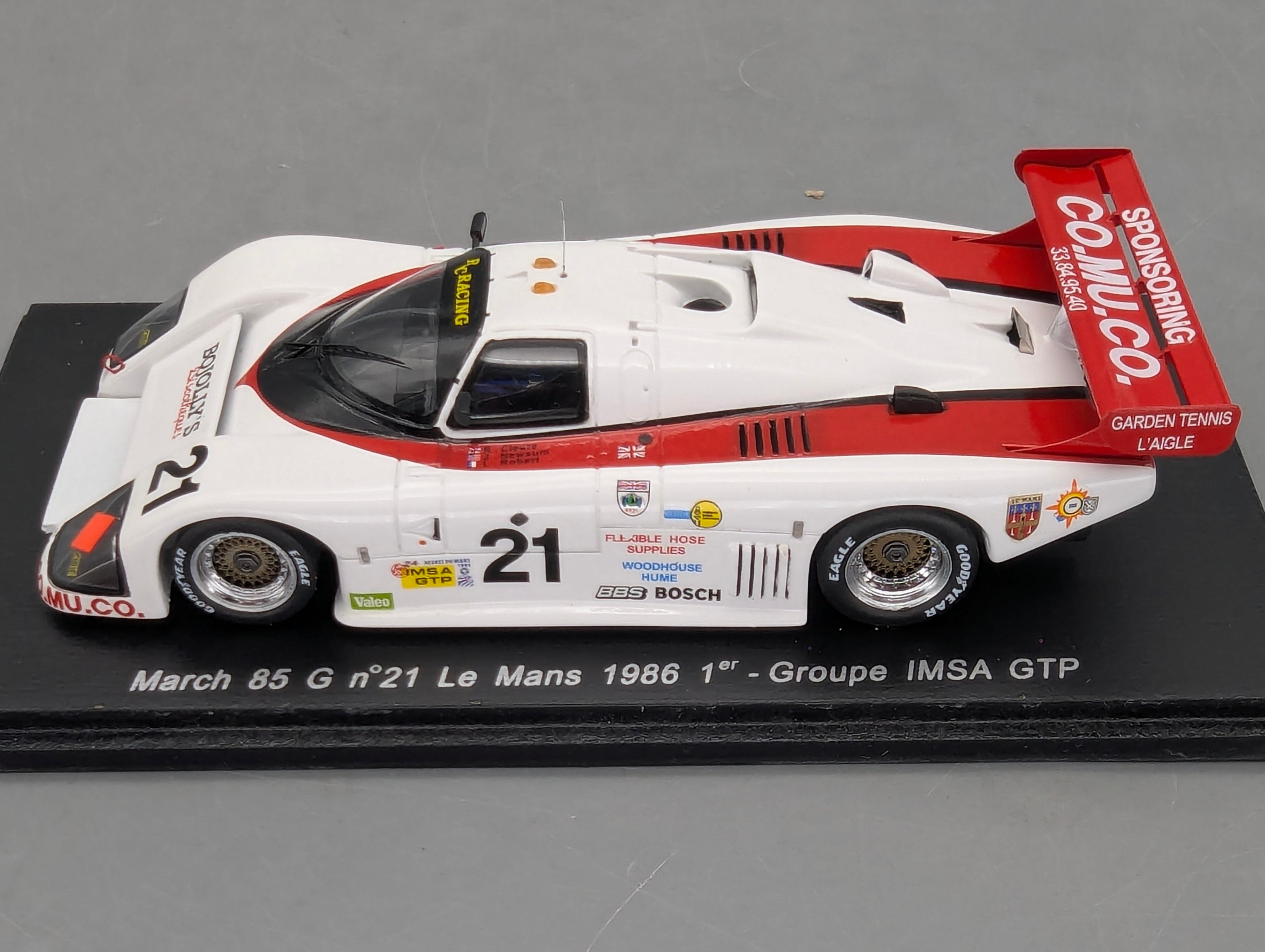 Modellautos 1:43 Spark S3570 March 85 G 24h Le Mans 1986 WINNER #21 mit OVP