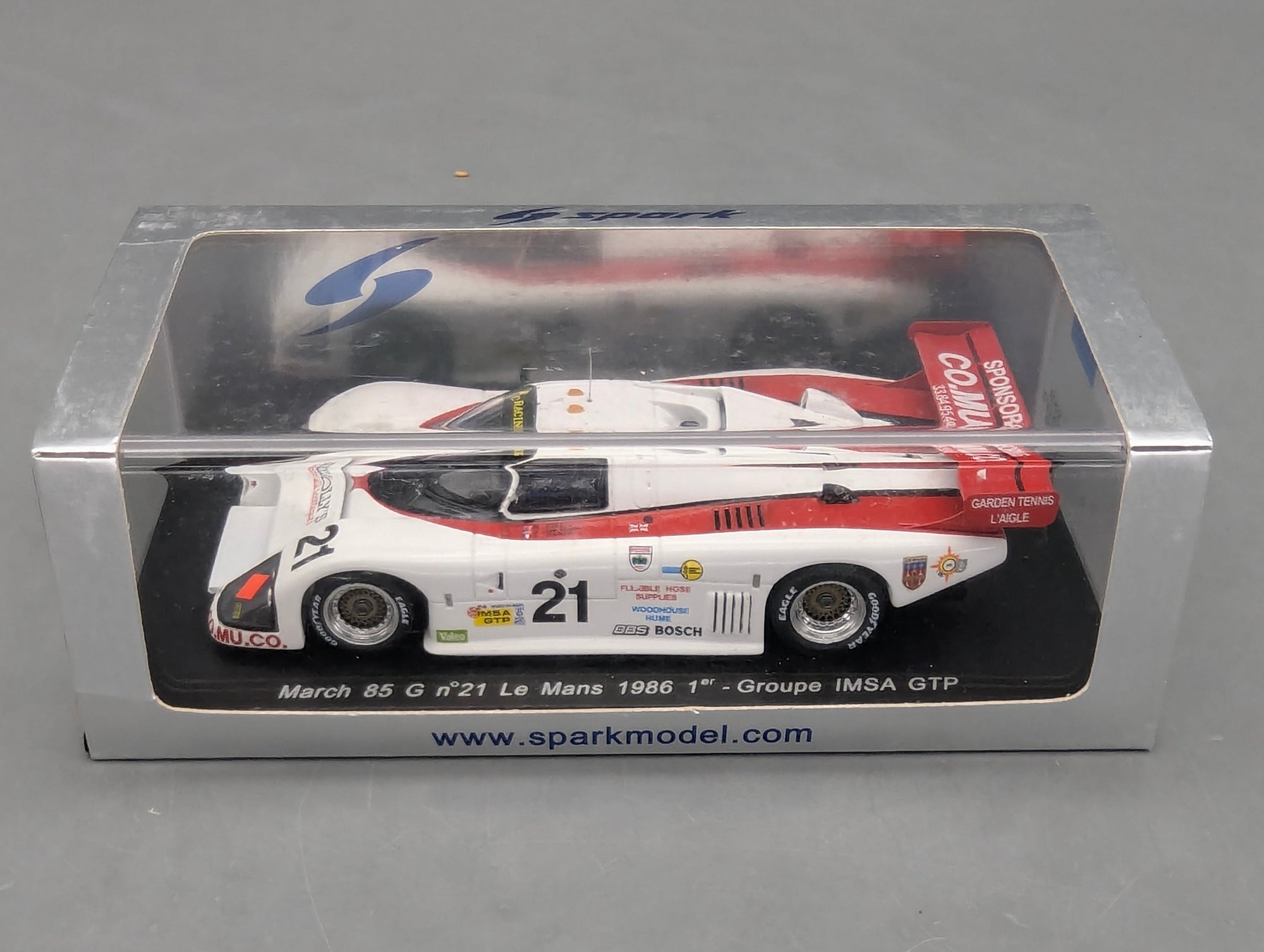 Modellautos 1:43 Spark S3570 March 85 G 24h Le Mans 1986 WINNER #21 mit OVP
