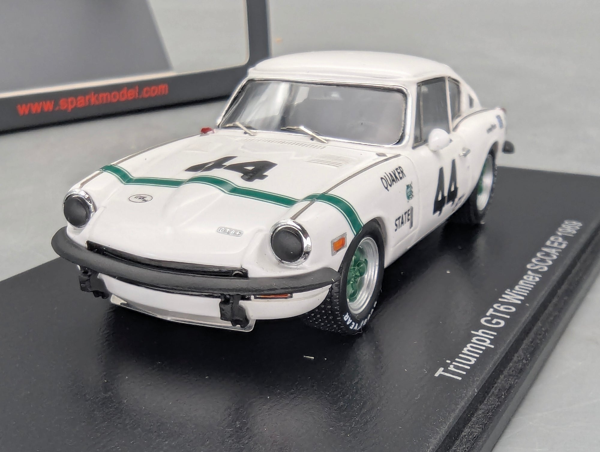 Modellautos 1:43 Spark S6010 Triumph GT6 WINNER SCCA EP 1969 #44 mit OVP