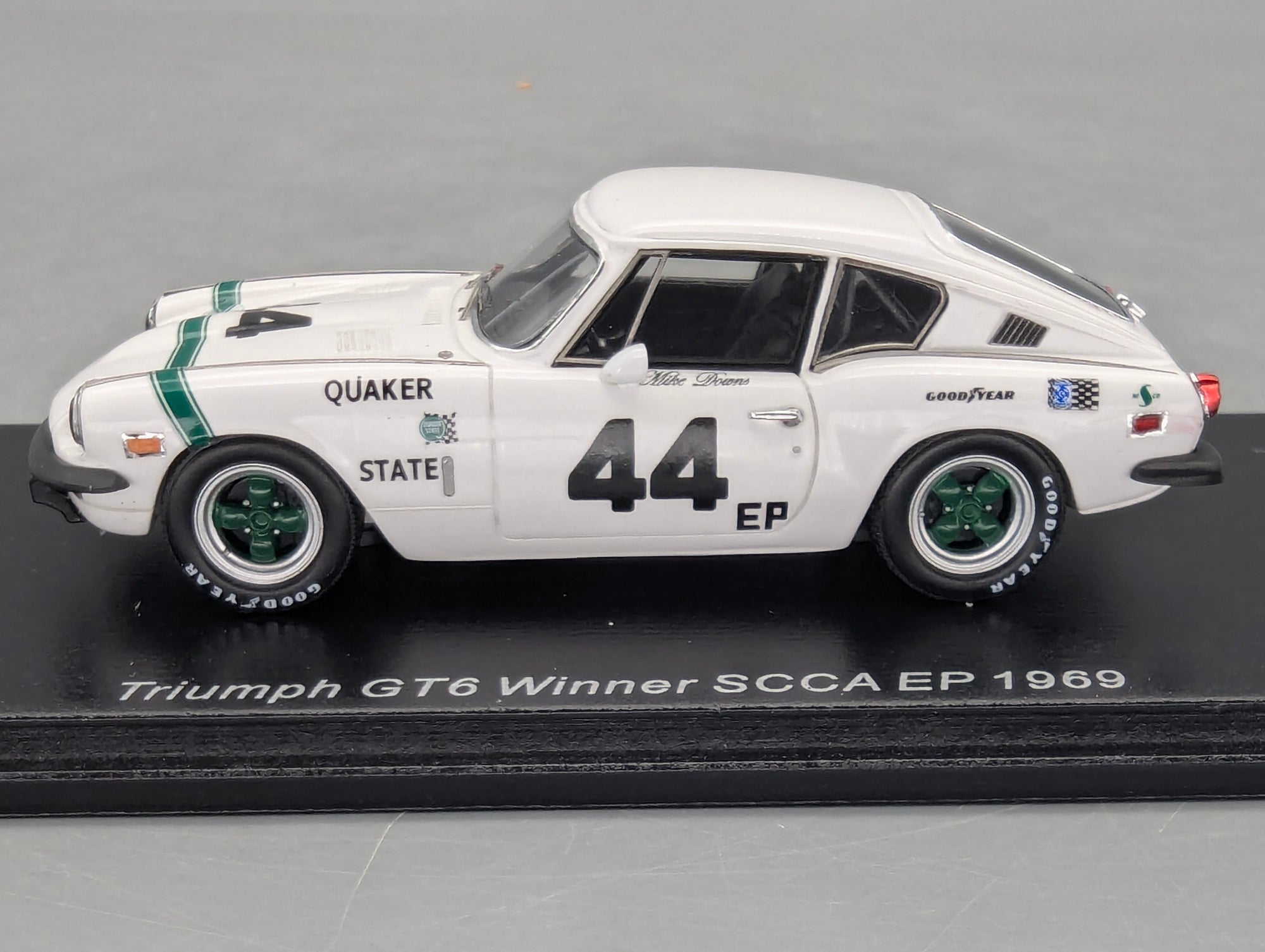 Modellautos 1:43 Spark S6010 Triumph GT6 WINNER SCCA EP 1969 #44 mit OVP