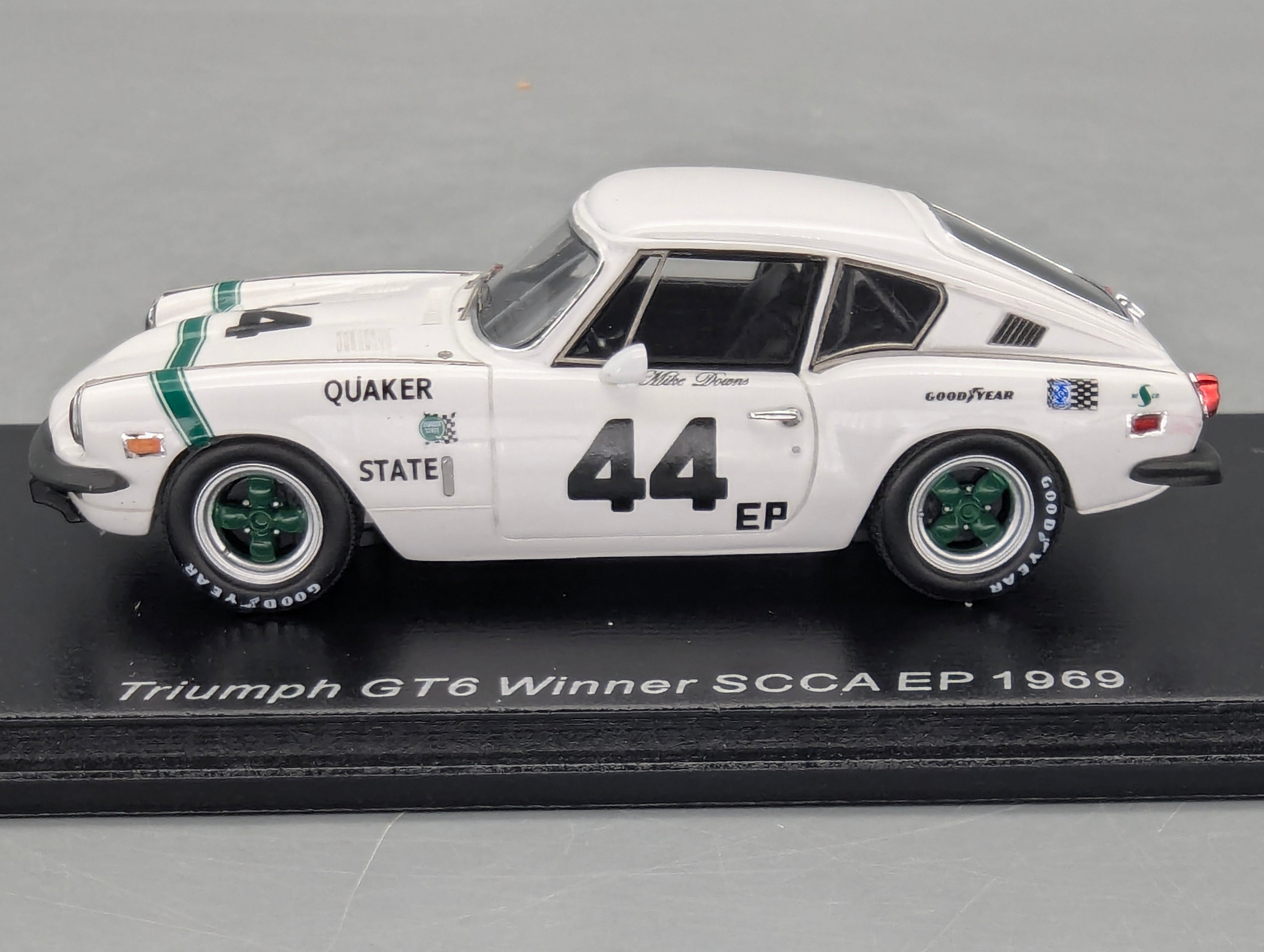 Modellautos 1:43 Spark S6010 Triumph GT6 WINNER SCCA EP 1969 #44 mit OVP