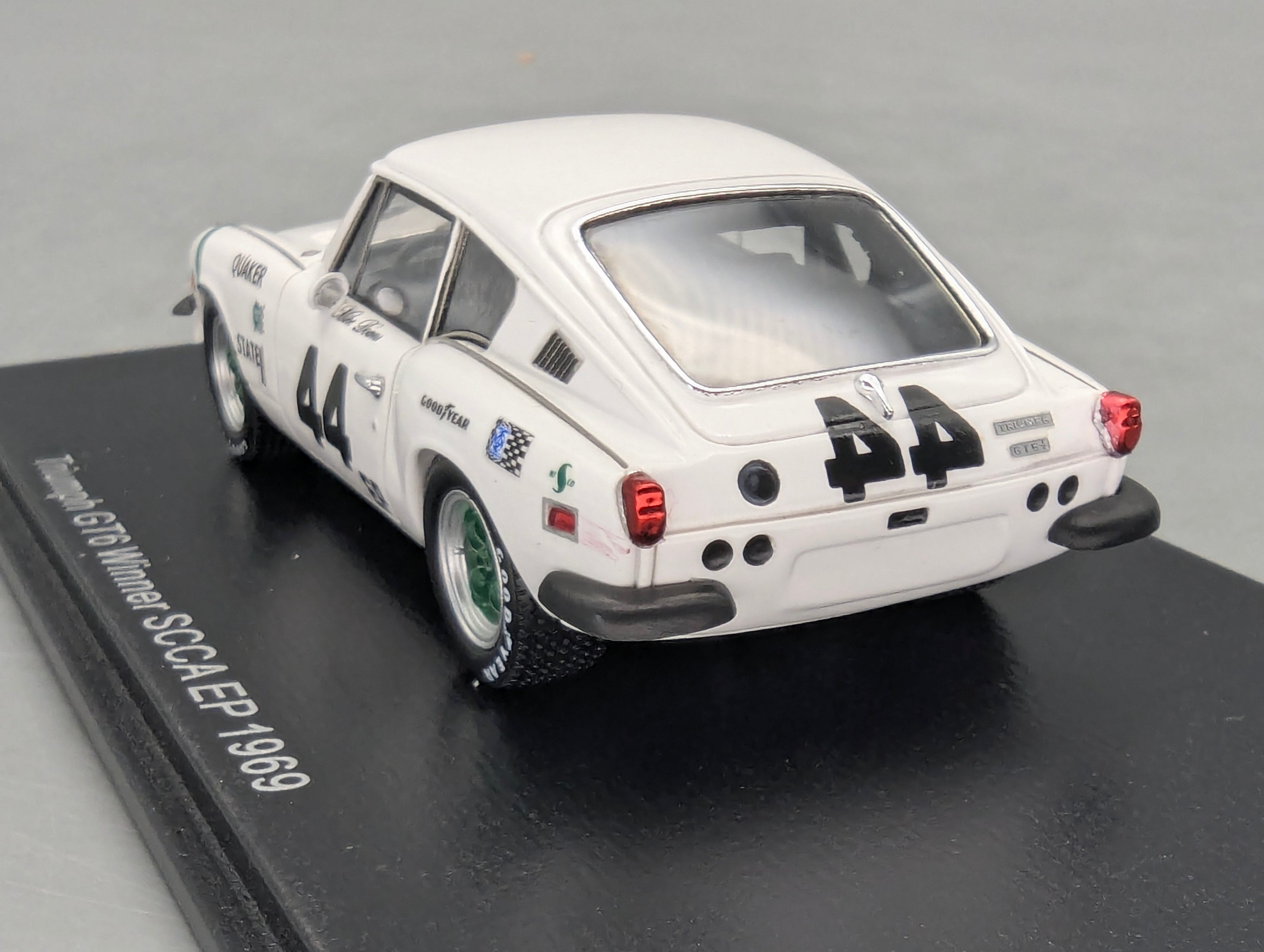 Modellautos 1:43 Spark S6010 Triumph GT6 WINNER SCCA EP 1969 #44 mit OVP