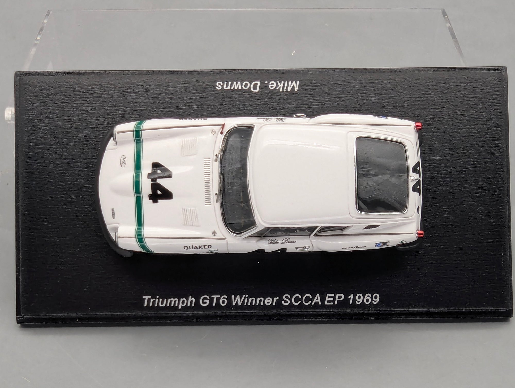 Modellautos 1:43 Spark S6010 Triumph GT6 WINNER SCCA EP 1969 #44 mit OVP