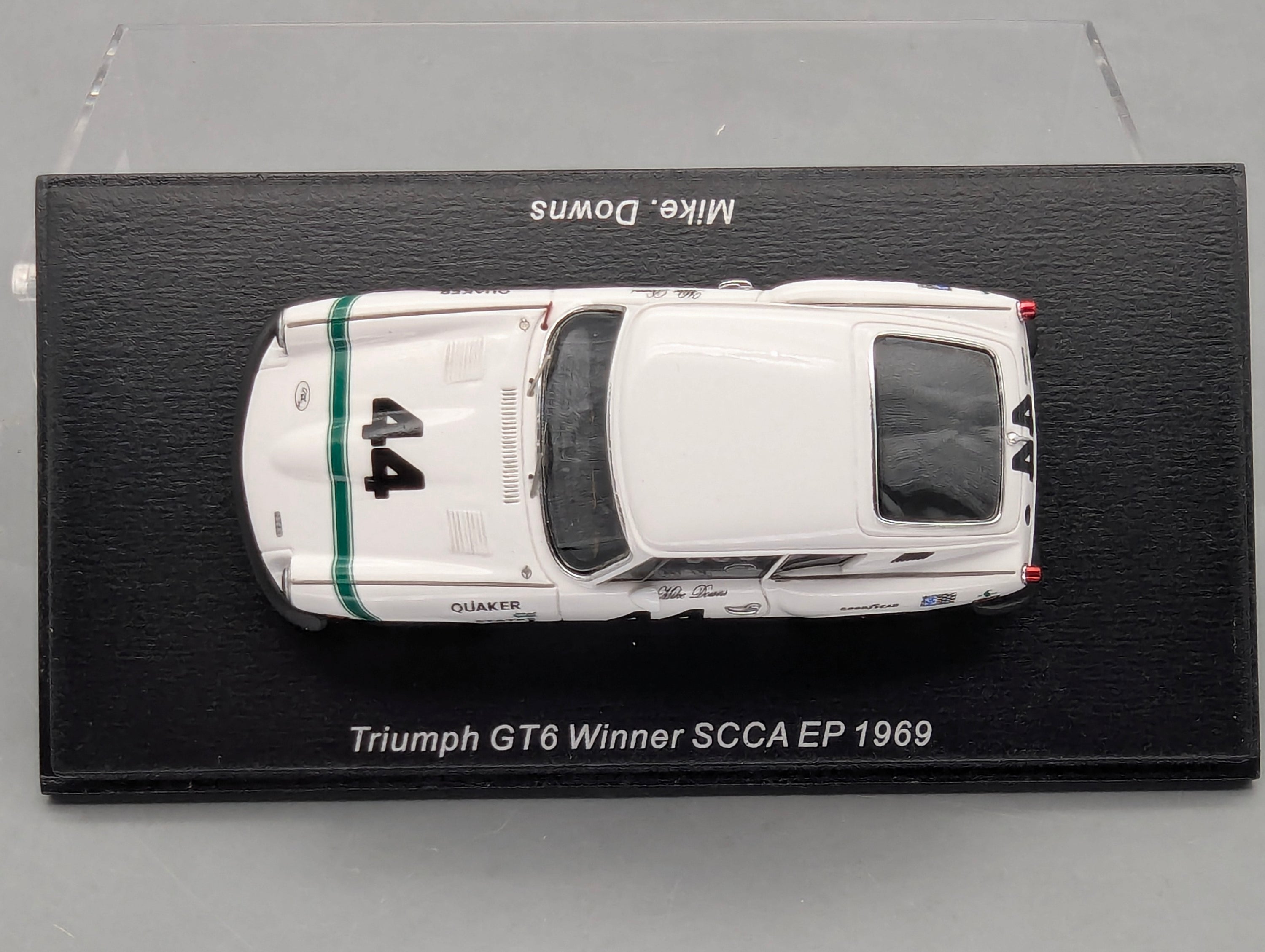 Modellautos 1:43 Spark S6010 Triumph GT6 WINNER SCCA EP 1969 #44 mit OVP