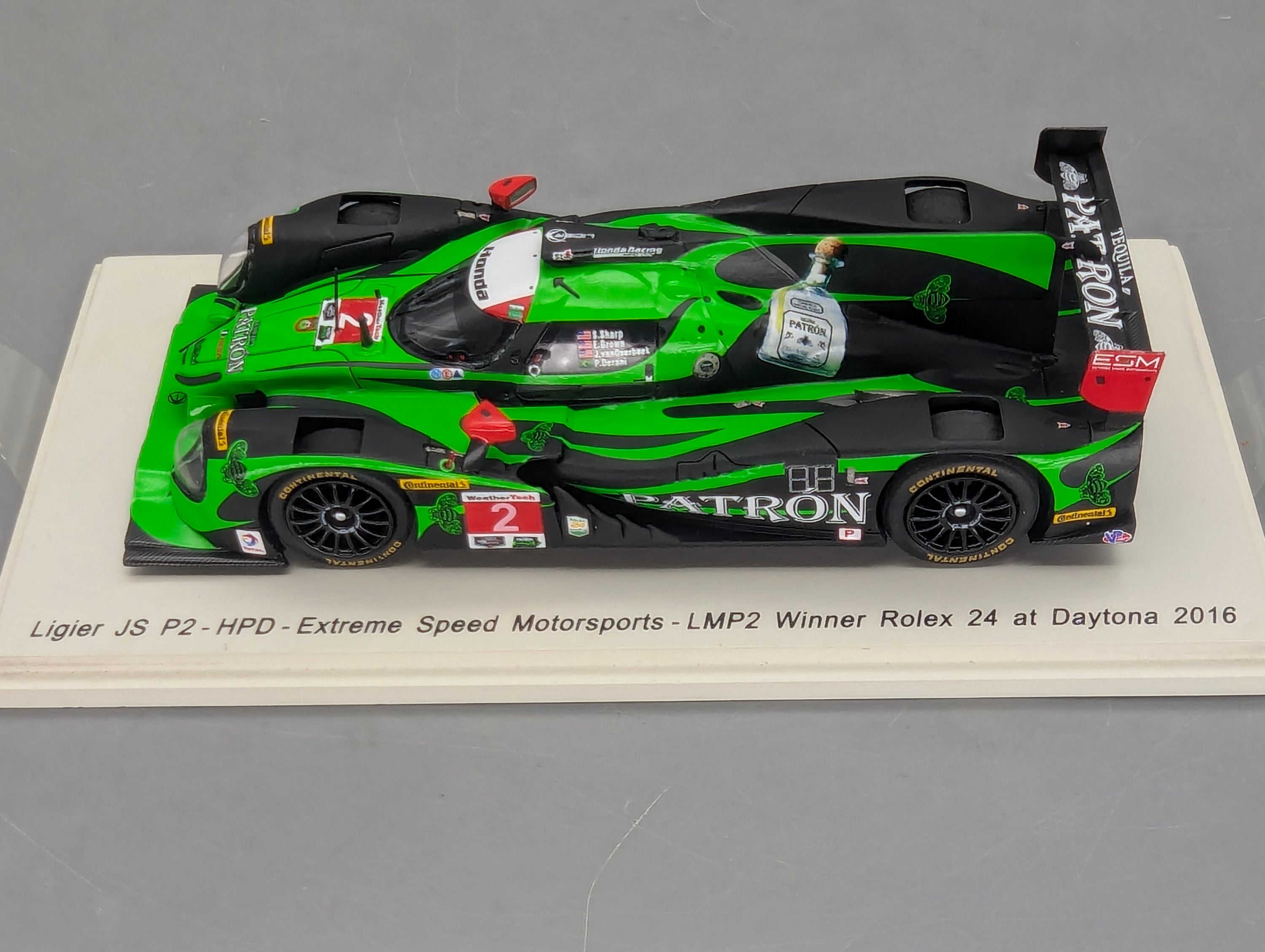 Modellautos 1:43 Spark 43DA16 Ligier JS P2 HPD WINNER Daytona 2016 #2 mit OVP