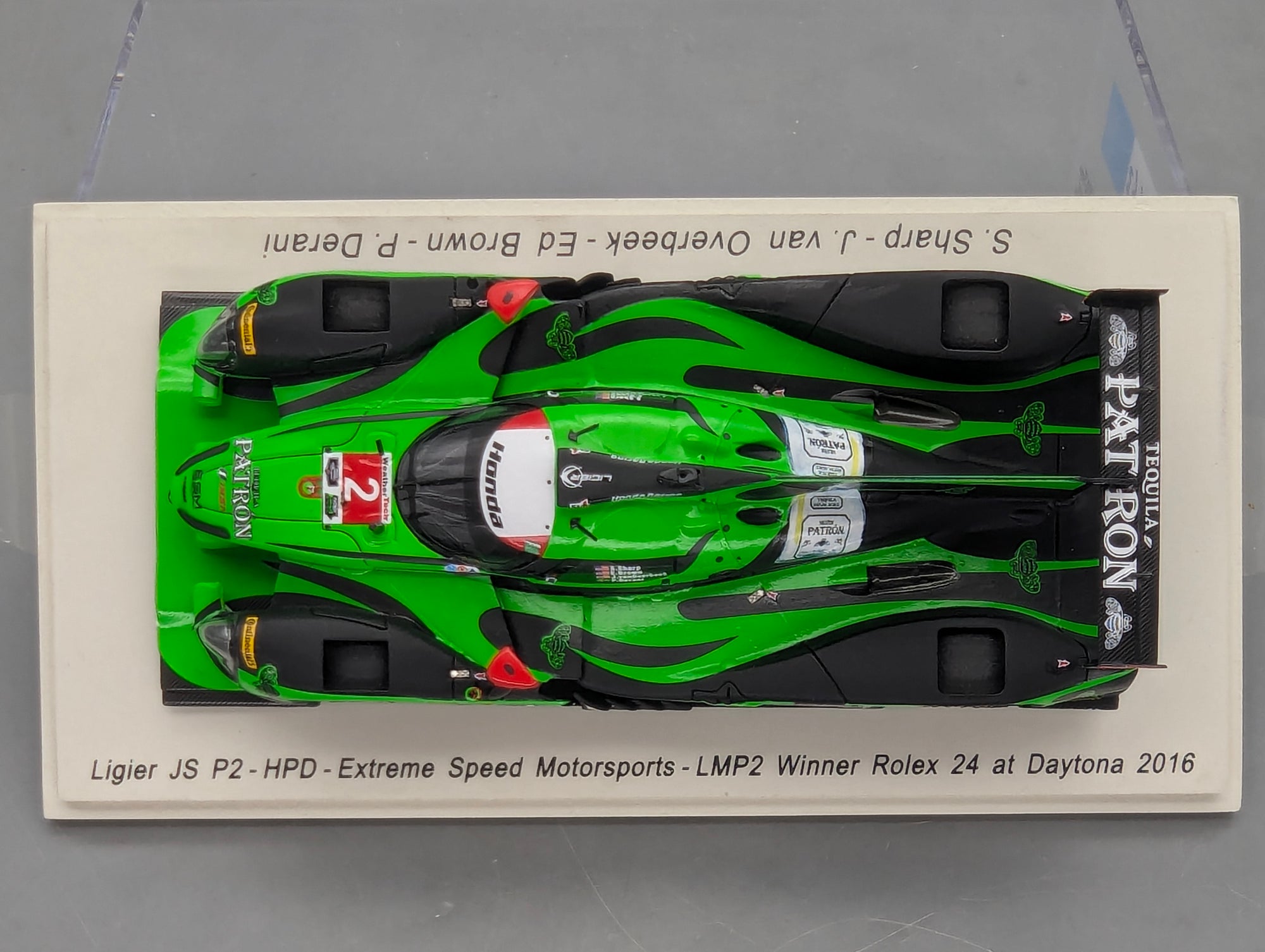 Modellautos 1:43 Spark 43DA16 Ligier JS P2 HPD WINNER Daytona 2016 #2 mit OVP