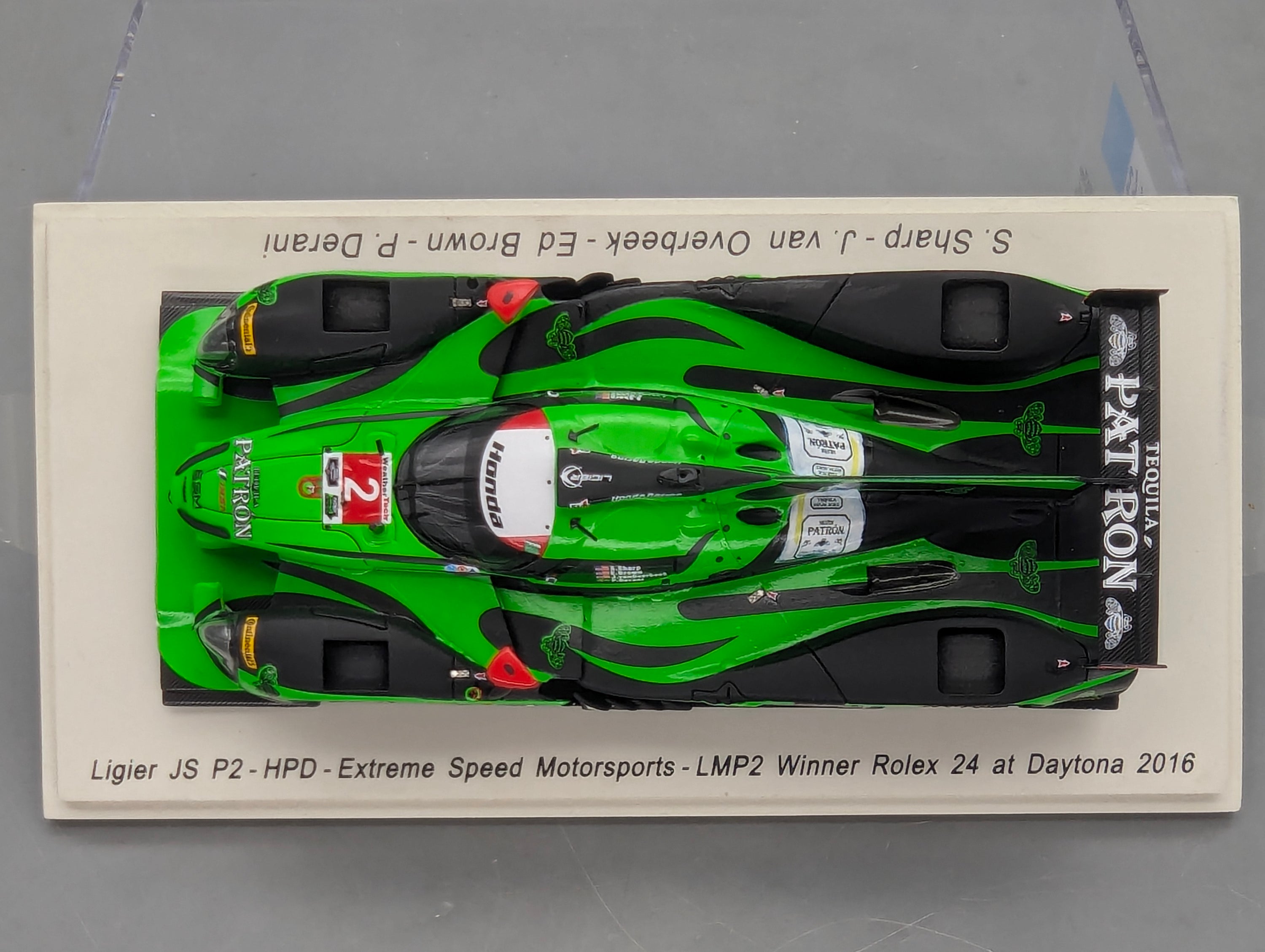 Modellautos 1:43 Spark 43DA16 Ligier JS P2 HPD WINNER Daytona 2016 #2 mit OVP
