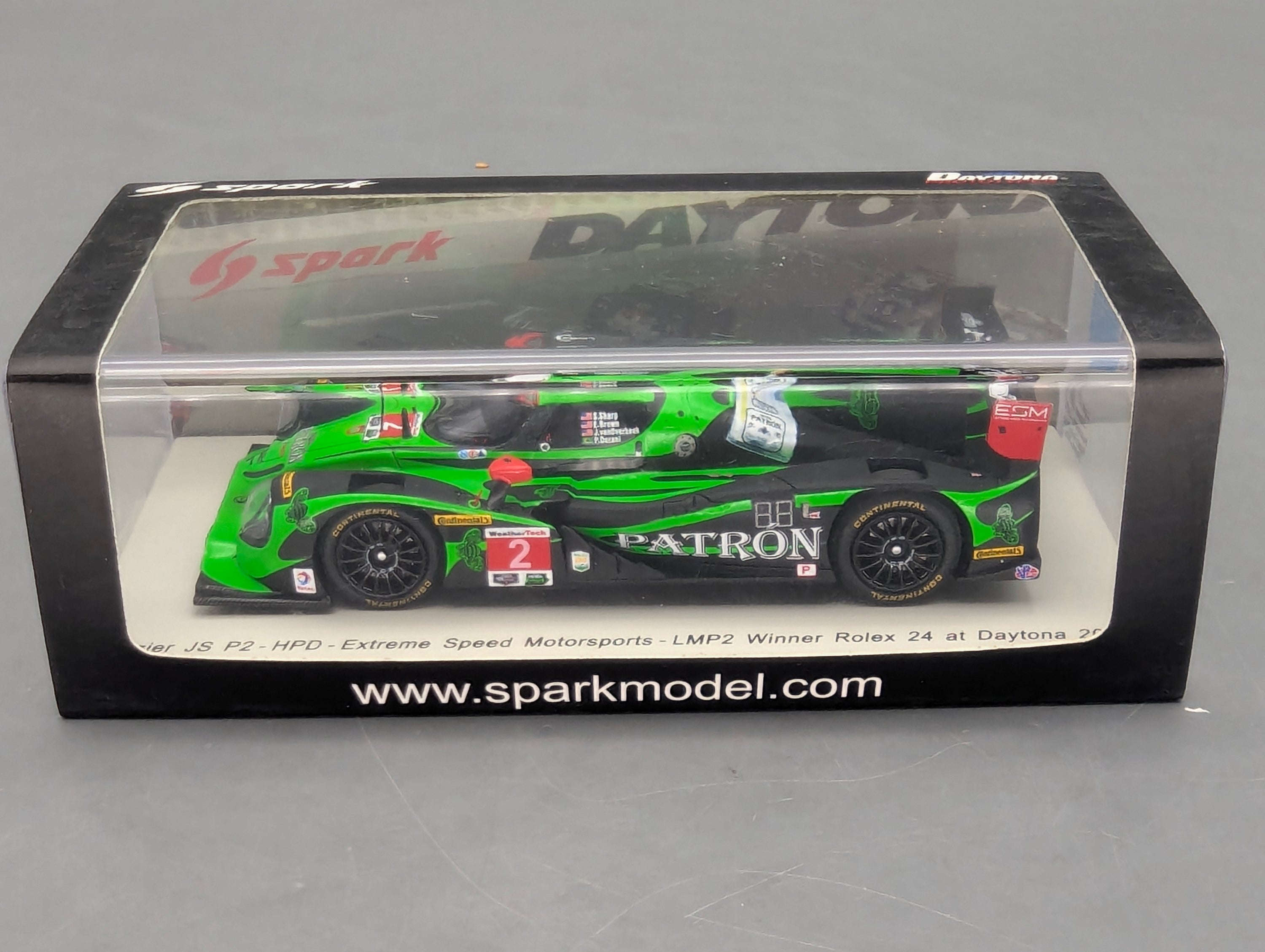 Modellautos 1:43 Spark 43DA16 Ligier JS P2 HPD WINNER Daytona 2016 #2 mit OVP
