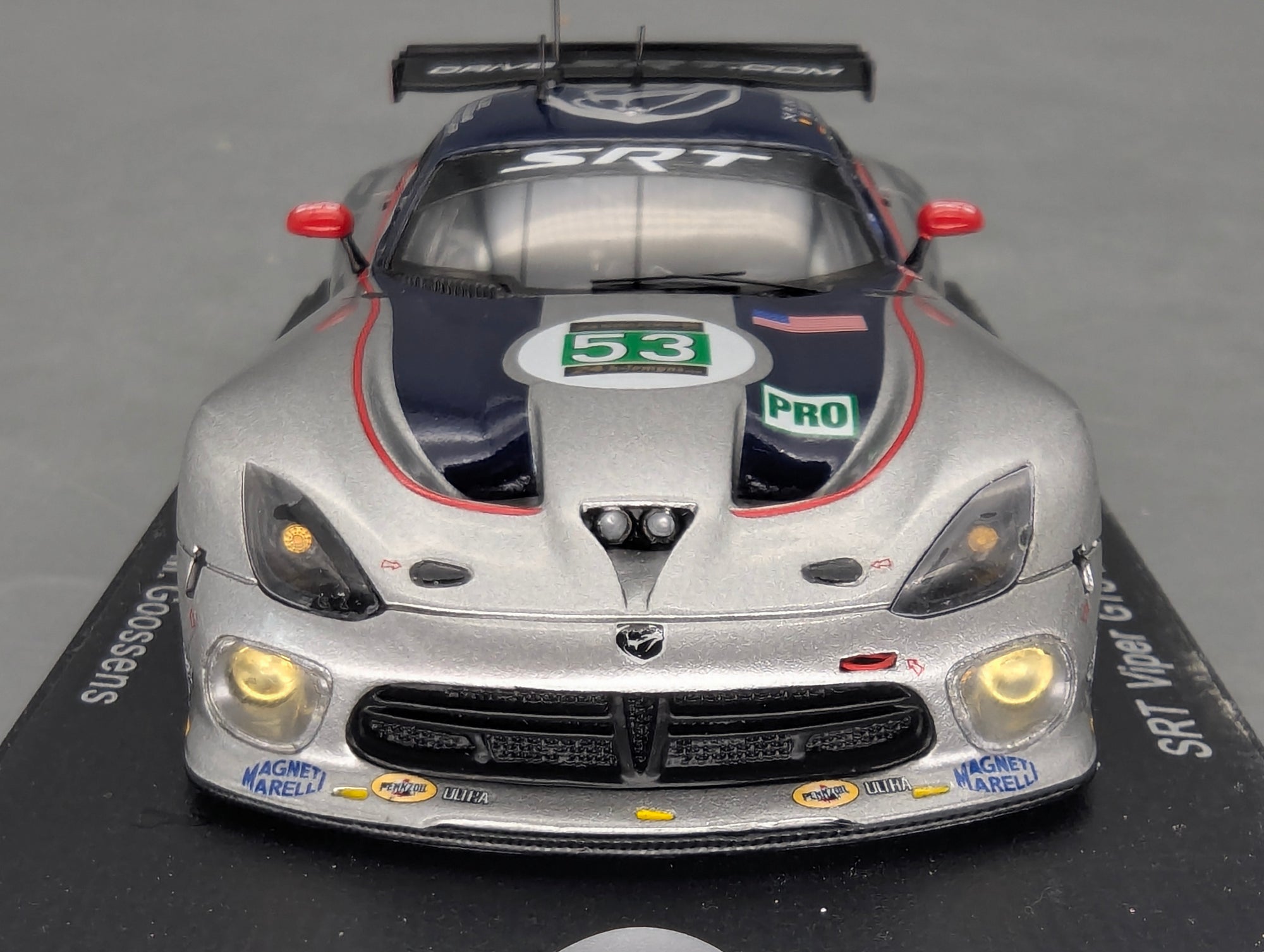 Modellautos 1:43 Spark S3766 Viper GTS-R SRT 24h Le Mans 2013 #53 mit OVP