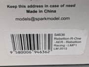 Model Cars 1:43 Spark SB660 BMW 635 CSi 24h Spa 1985 #3 with original packaging