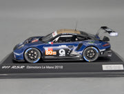 Modellautos 1:43 Spark Porsche 911 RSR 24h Le Mans 2018 #80 mit WAP Dealer OVP