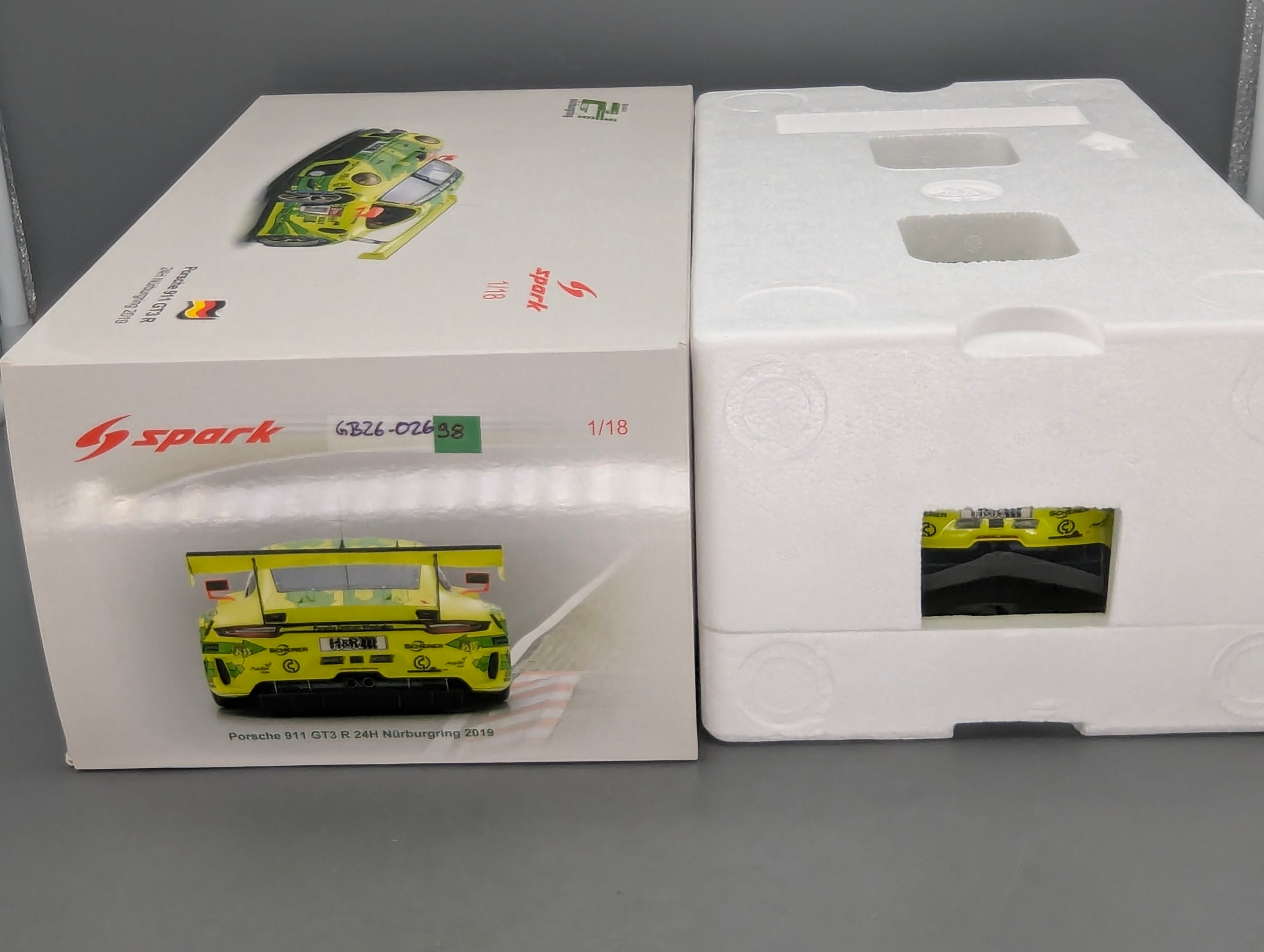 Coches en miniatura 1:43 Minichamps Mercedes Benz SL65 AMG Black Series Plata con embalaje original
