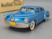 Modellautos 1:43 Brooklin Models #2A Tucker Torpedo 1948 Turquoise Movie Edition mit OVP