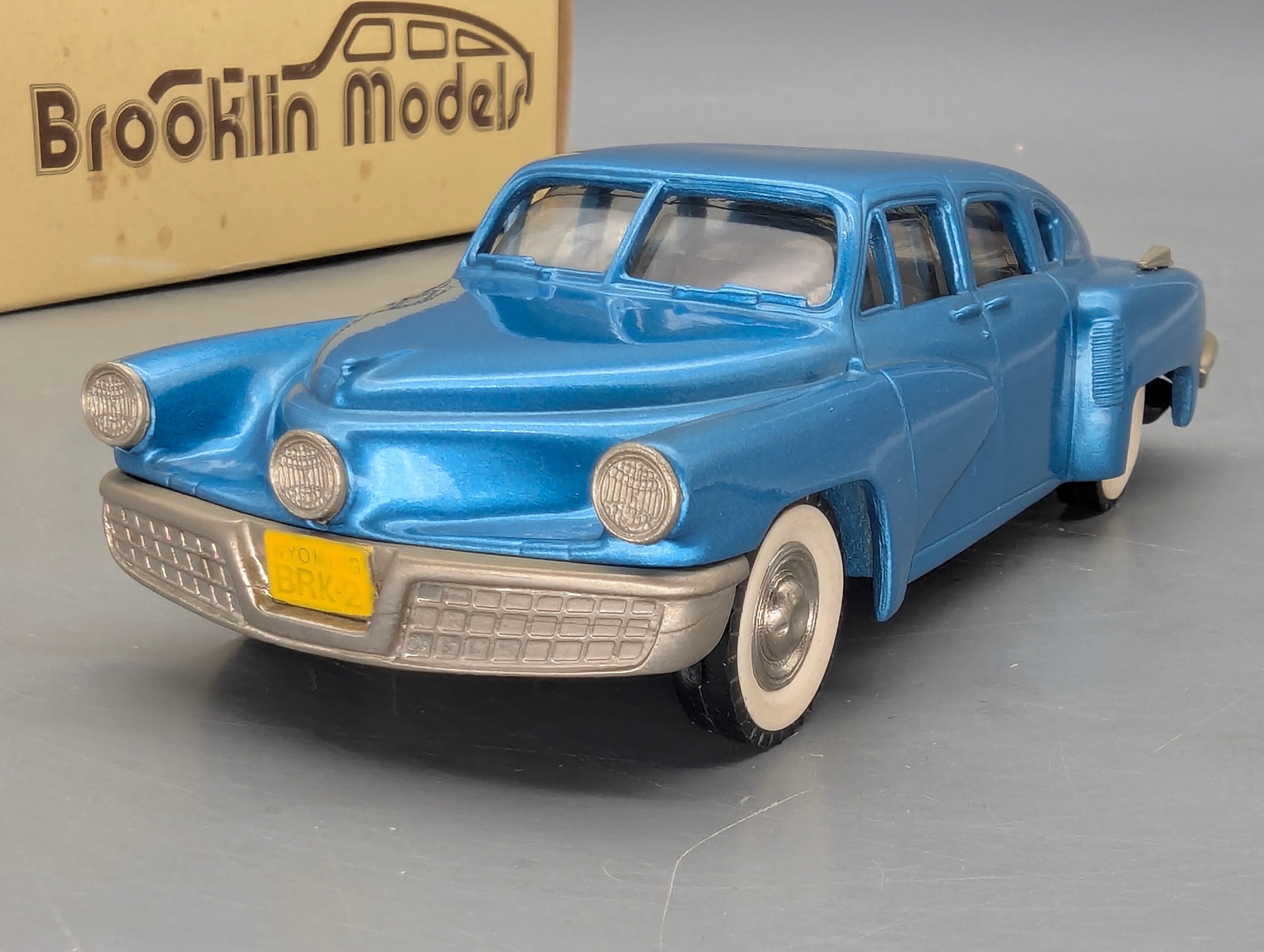 Modellautos 1:43 Brooklin Models #2A Tucker Torpedo 1948 Turquoise Movie Edition mit OVP