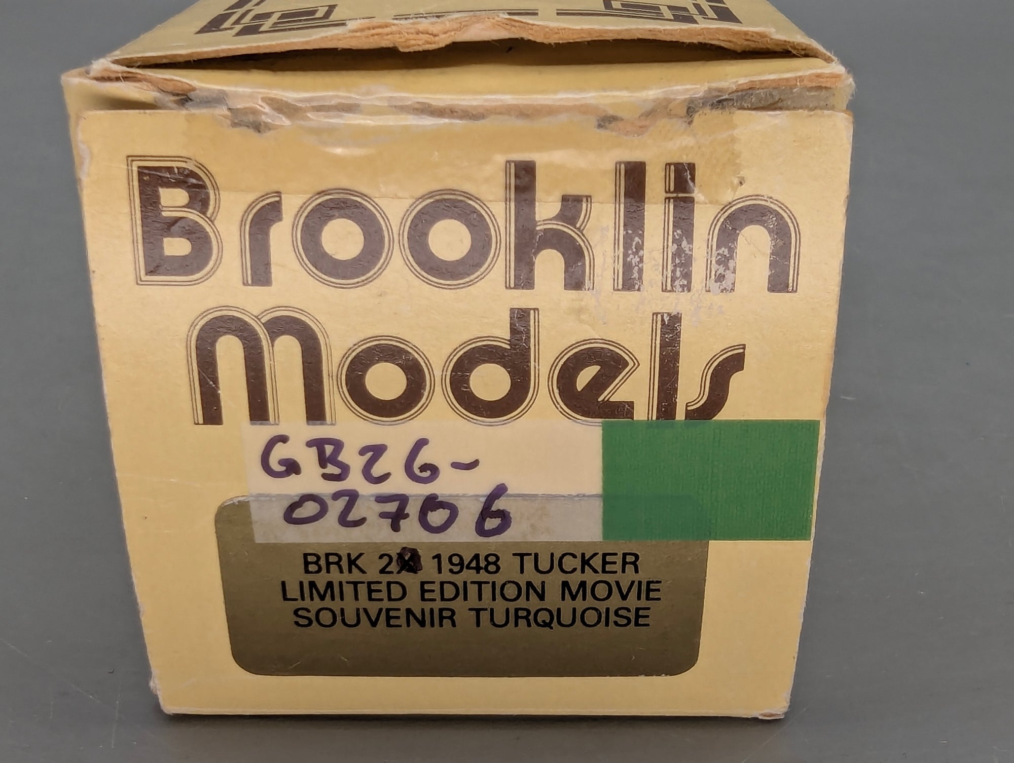 Modellautos 1:43 Brooklin Models #2A Tucker Torpedo 1948 Turquoise Movie Edition mit OVP