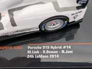 Modellautos 1:43 Ixo Porsche 919 Hybrid 24h Le Mans 2014 #14 Lieb Dumas Jani mit OVP