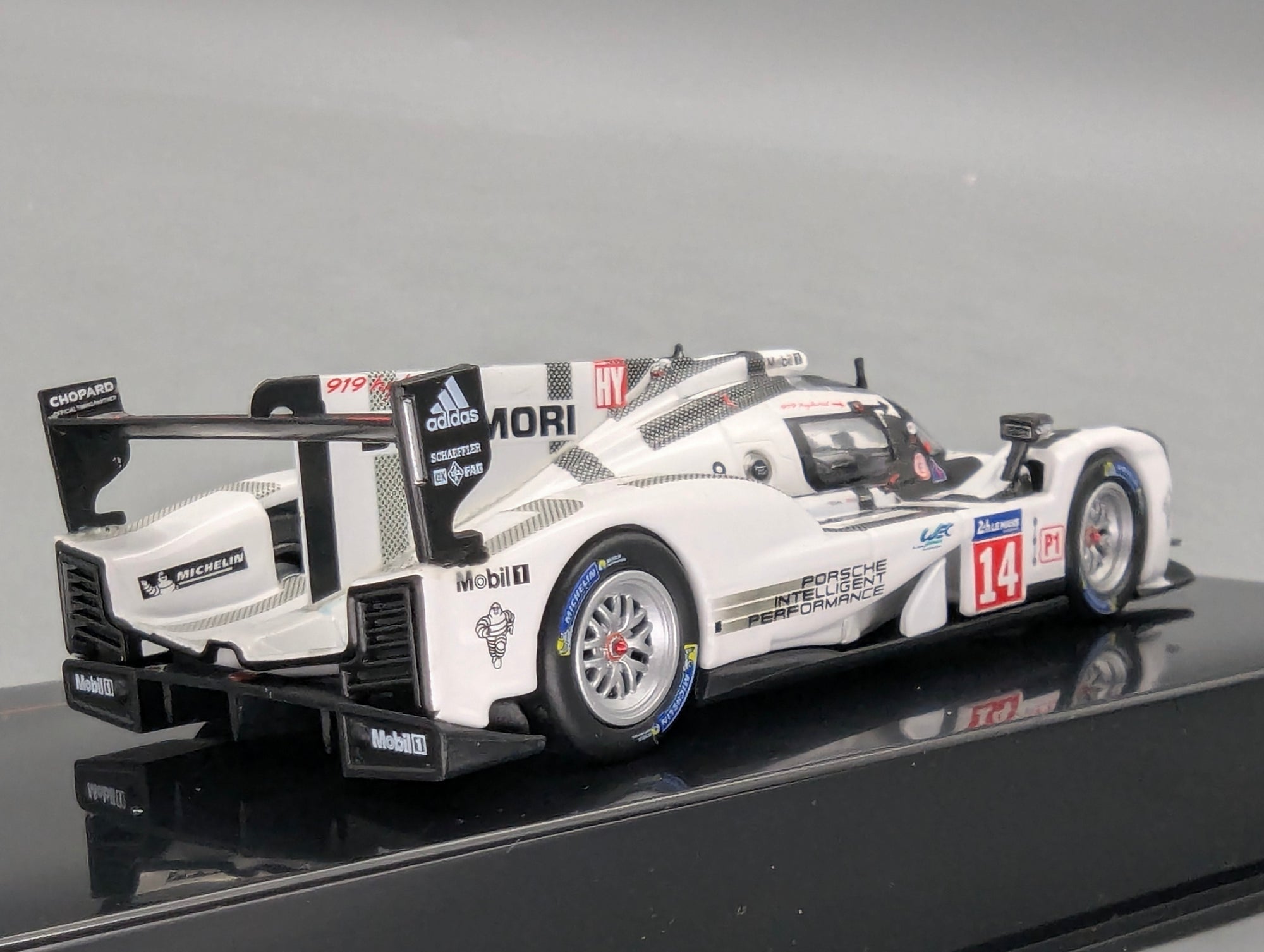 Modellautos 1:43 Ixo Porsche 919 Hybrid 24h Le Mans 2014 #14 Lieb Dumas Jani mit OVP