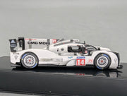 Modellautos 1:43 Ixo Porsche 919 Hybrid 24h Le Mans 2014 #14 Lieb Dumas Jani mit OVP