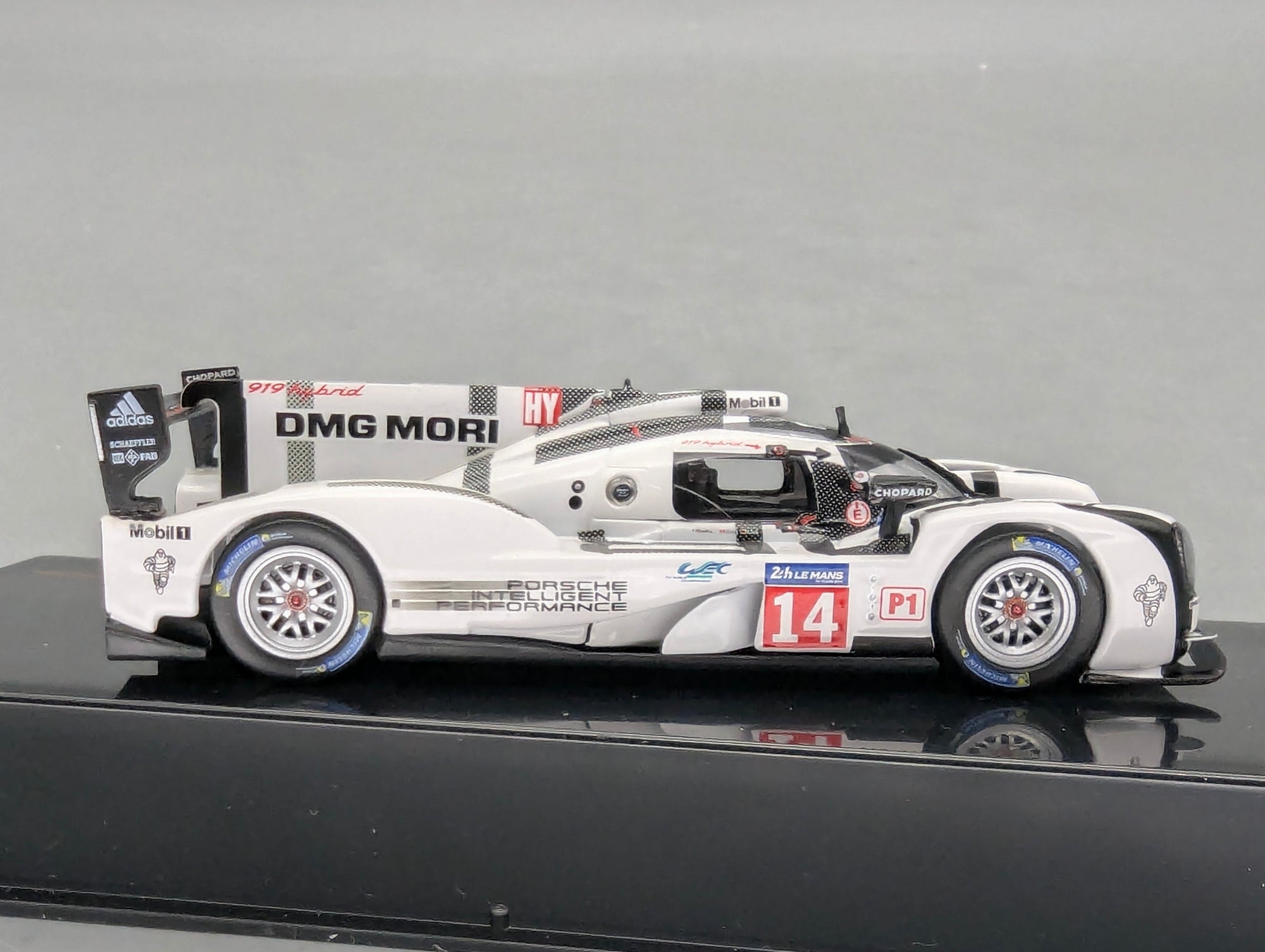 Modellautos 1:43 Ixo Porsche 919 Hybrid 24h Le Mans 2014 #14 Lieb Dumas Jani mit OVP