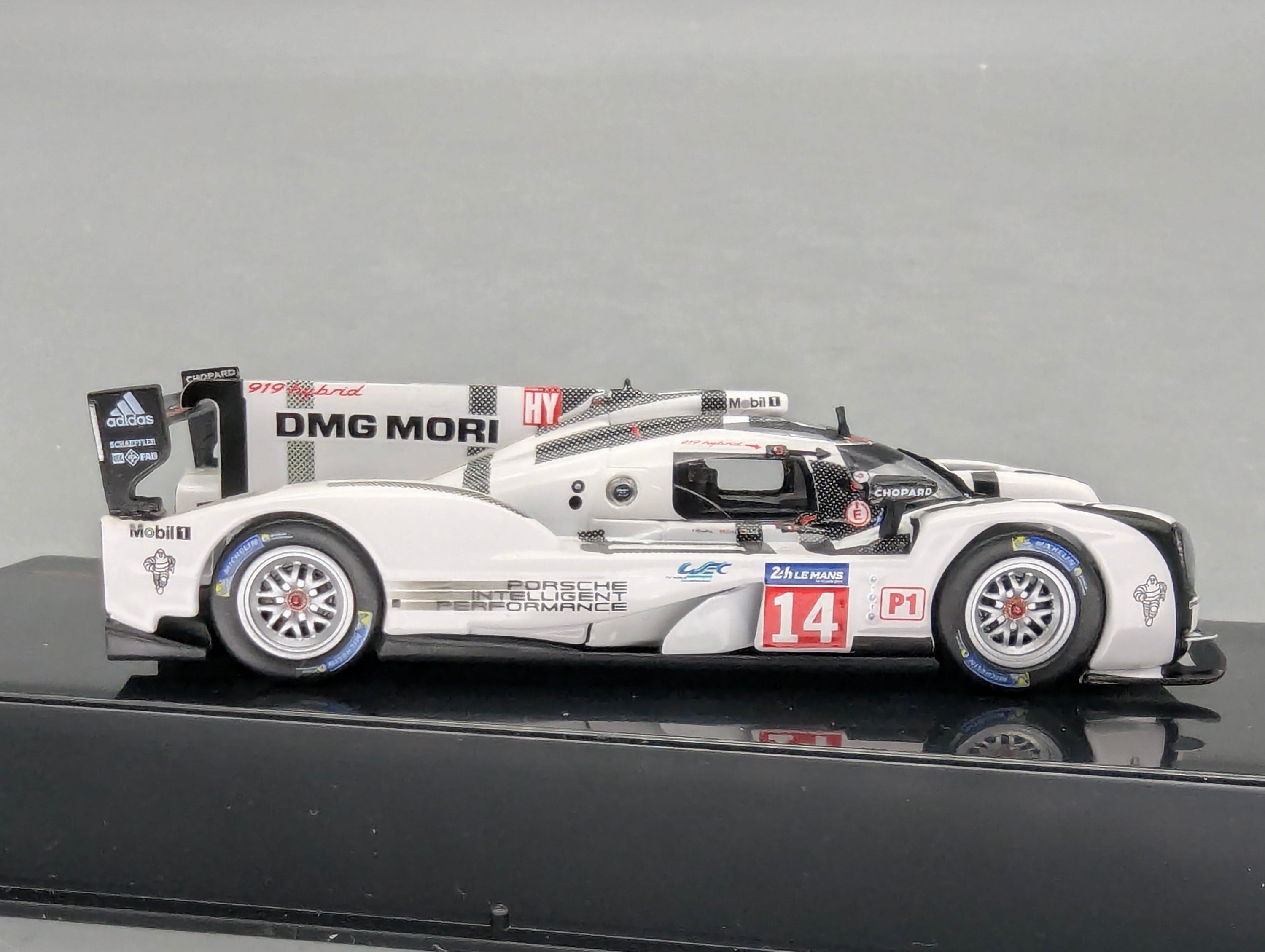Modellautos 1:43 Ixo Porsche 919 Hybrid 24h Le Mans 2014 #14 Lieb Dumas Jani mit OVP