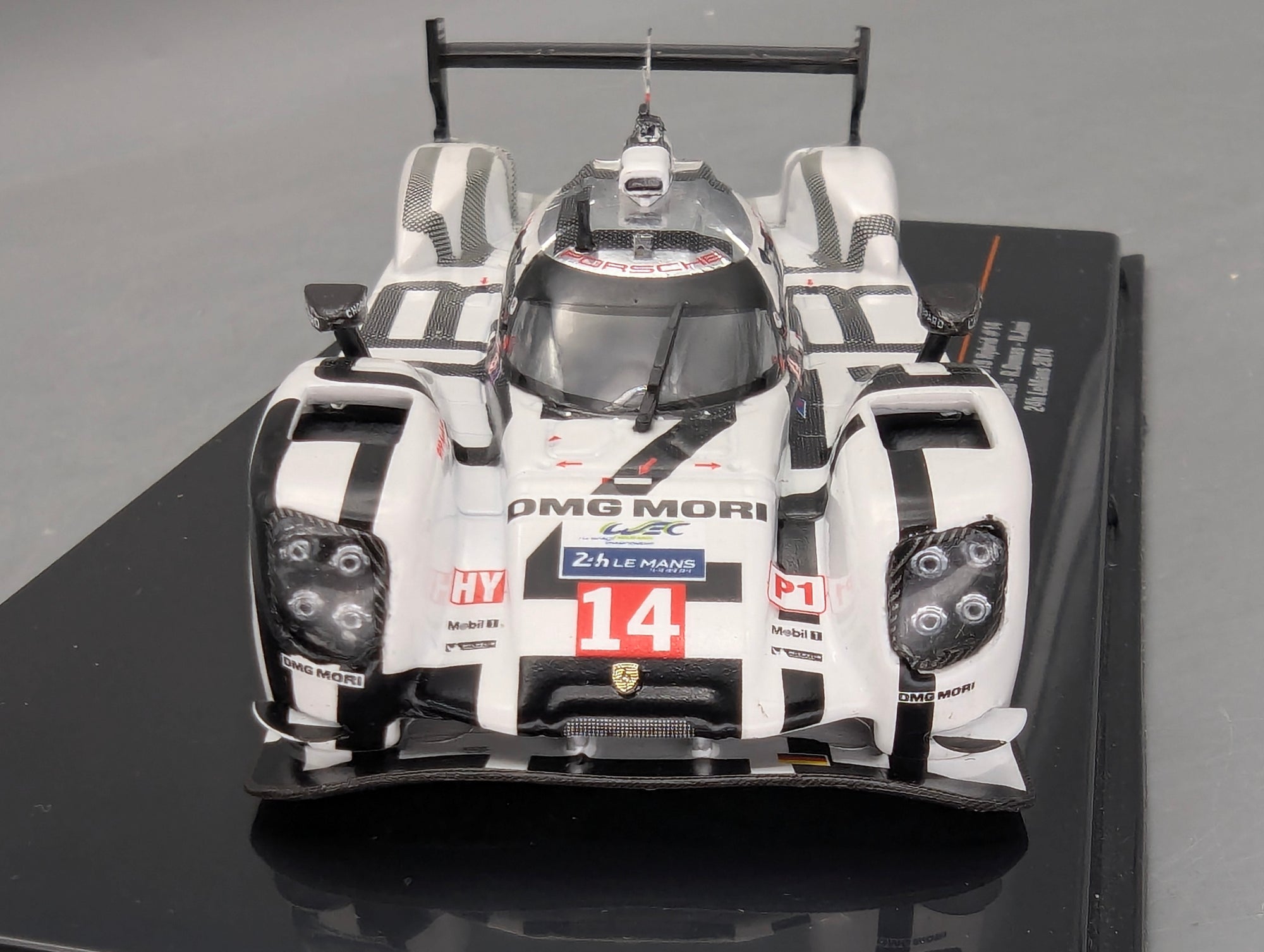 Modellautos 1:43 Ixo Porsche 919 Hybrid 24h Le Mans 2014 #14 Lieb Dumas Jani mit OVP