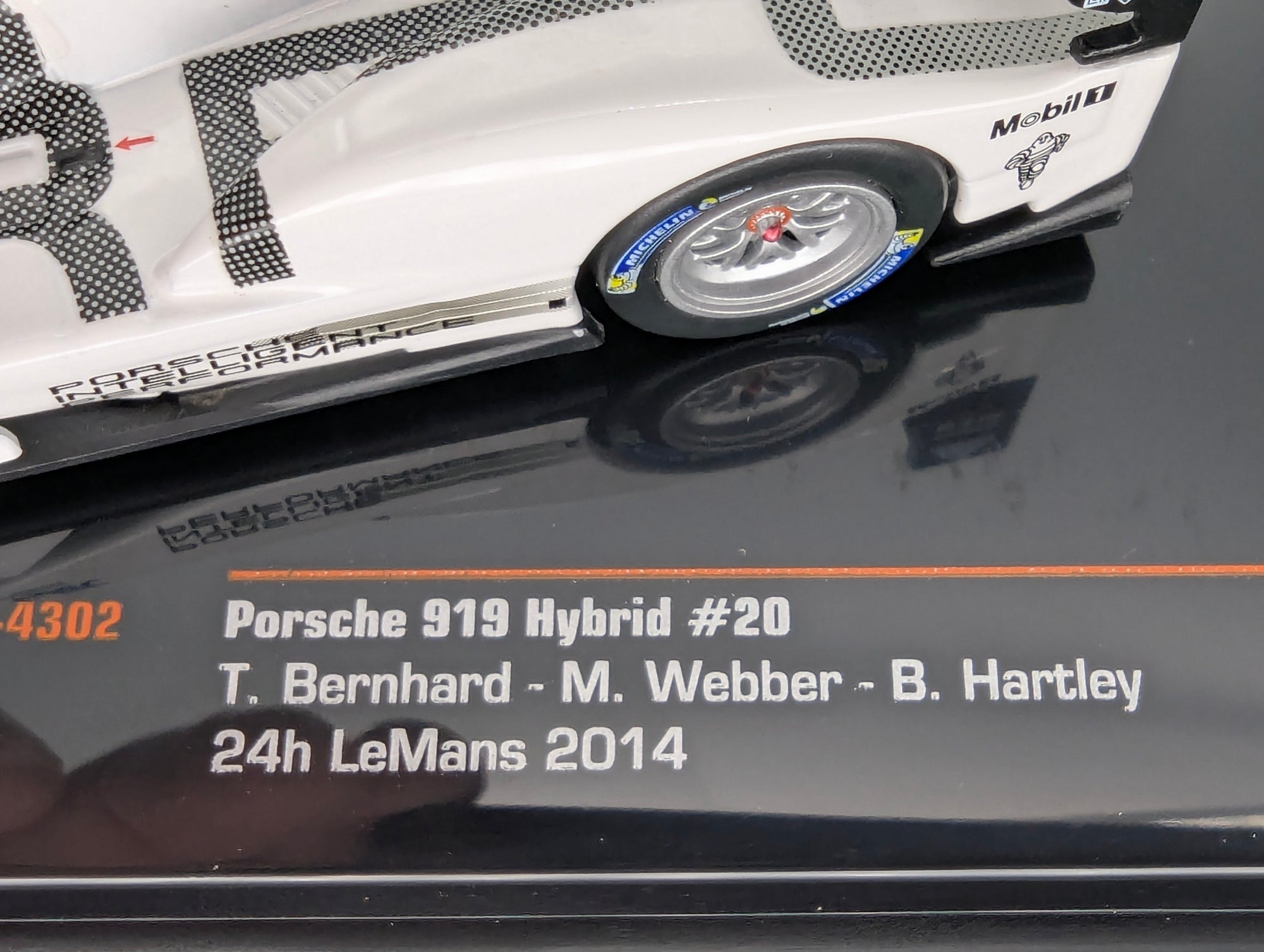 Modellautos 1:43 Ixo Porsche 919 Hybrid 24h Le Mans 2014 #20 Bernhard u.a. mit OVP