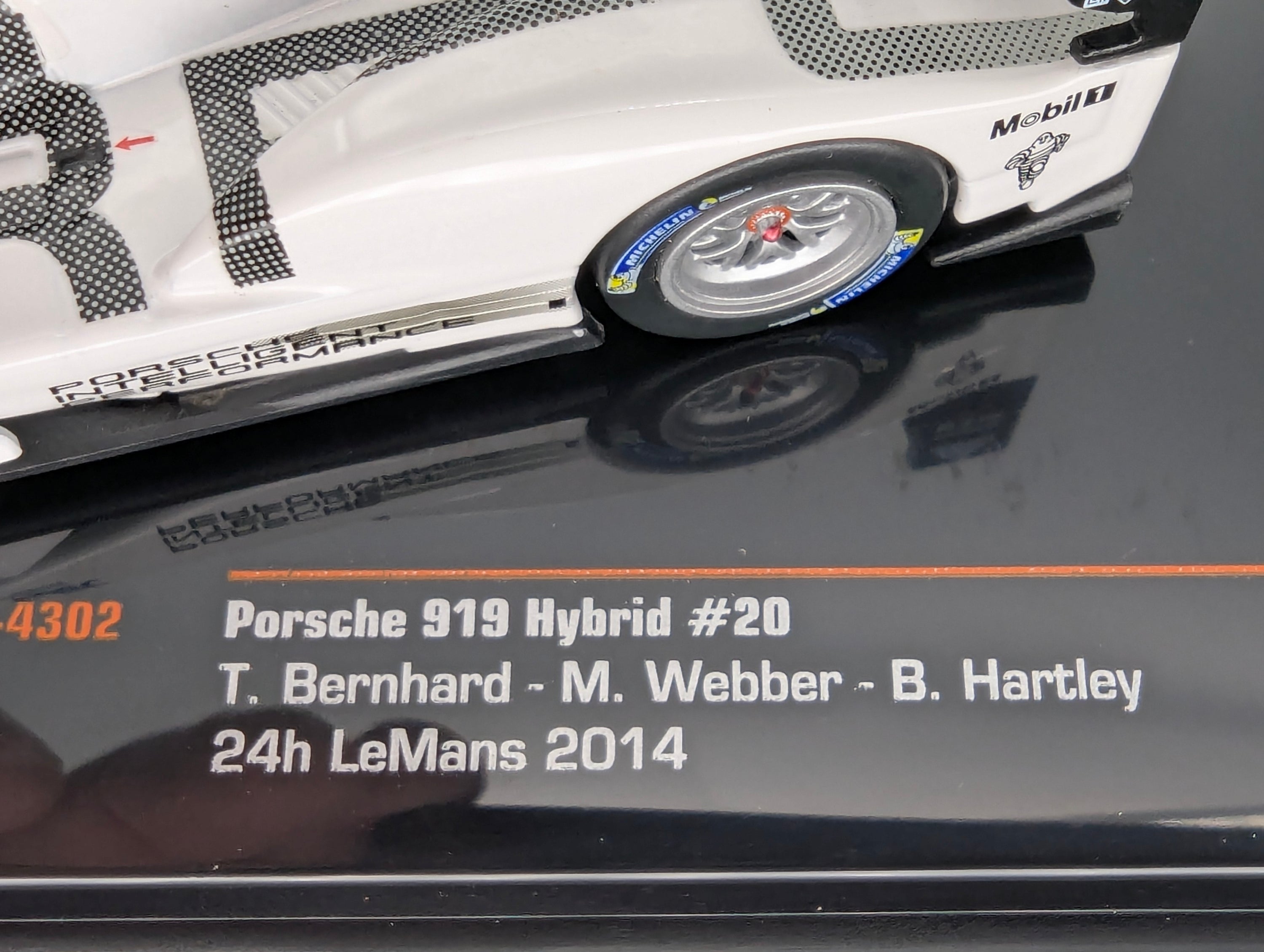 Modellautos 1:43 Ixo Porsche 919 Hybrid 24h Le Mans 2014 #20 Bernhard u.a. mit OVP