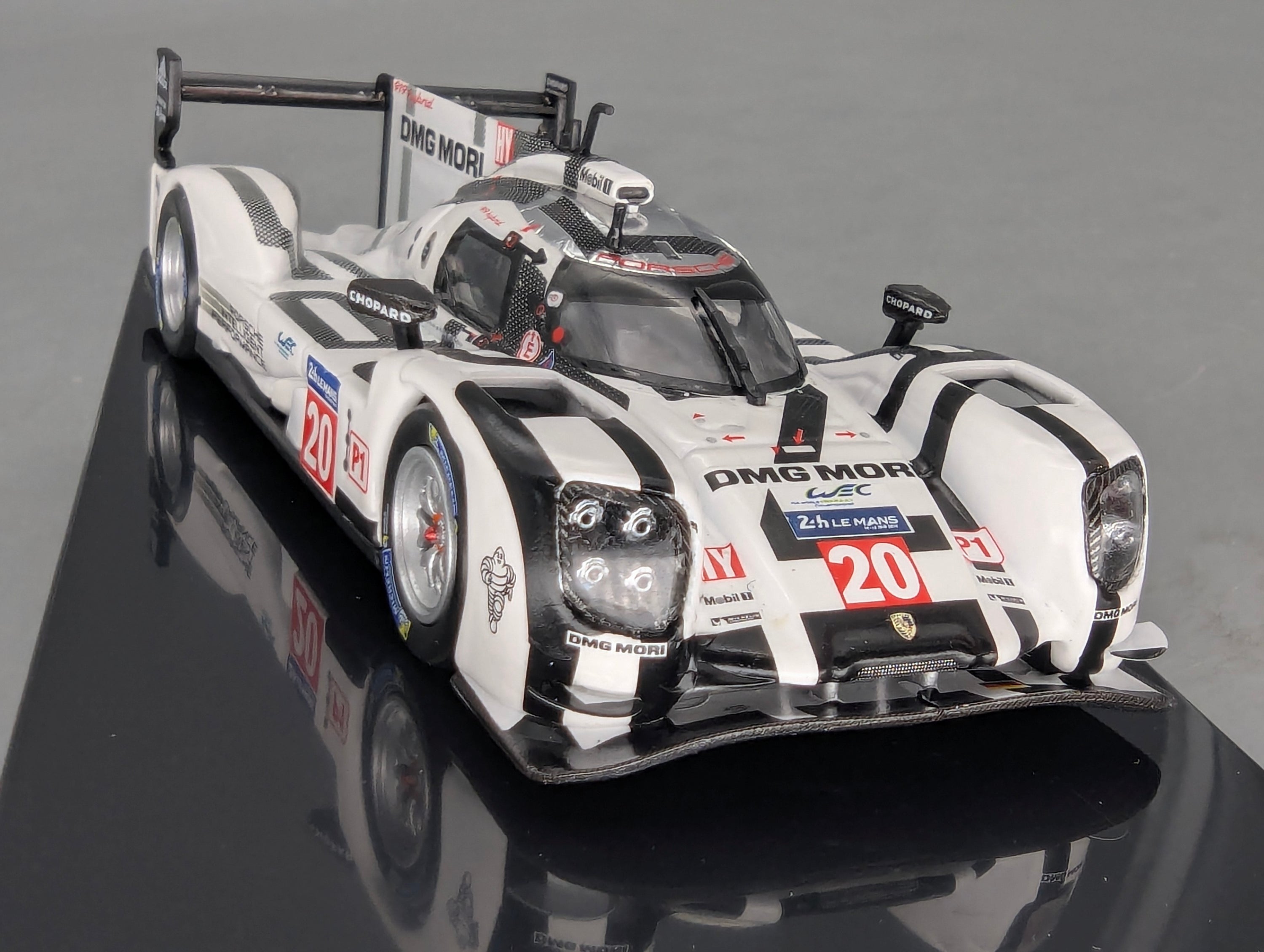 Modellautos 1:43 Ixo Porsche 919 Hybrid 24h Le Mans 2014 #20 Bernhard u.a. mit OVP